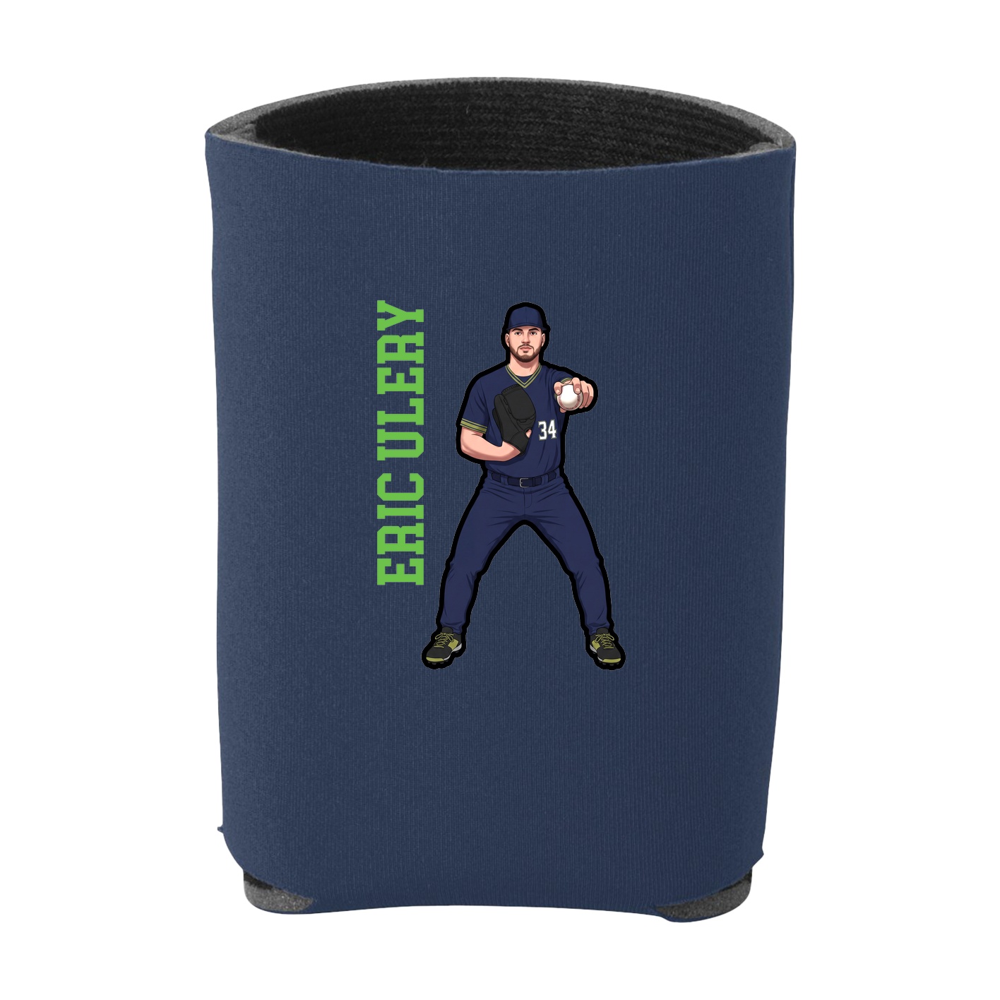 Can Holder — Name Vertical in Navy