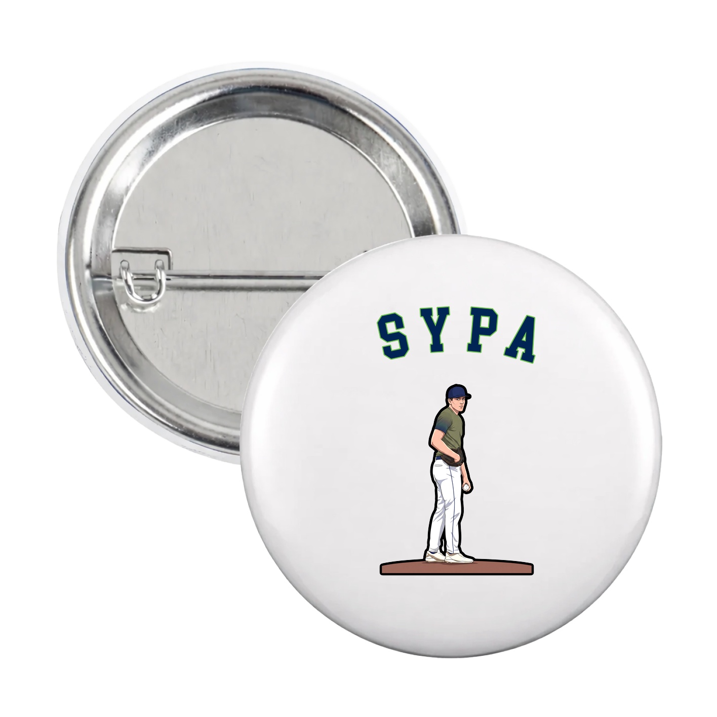 Game Day Button — Shirsey Arch in White