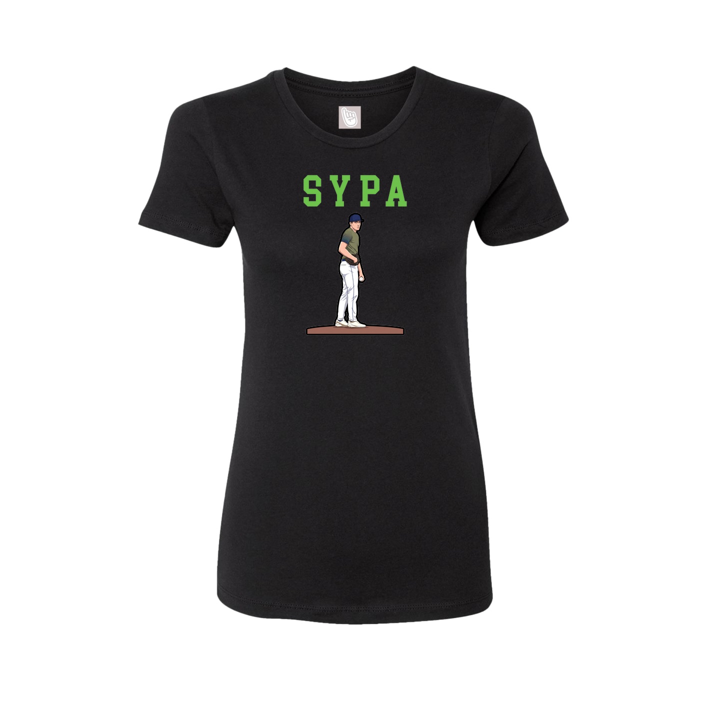 Fitted Women's Tee — Shirsey in Black