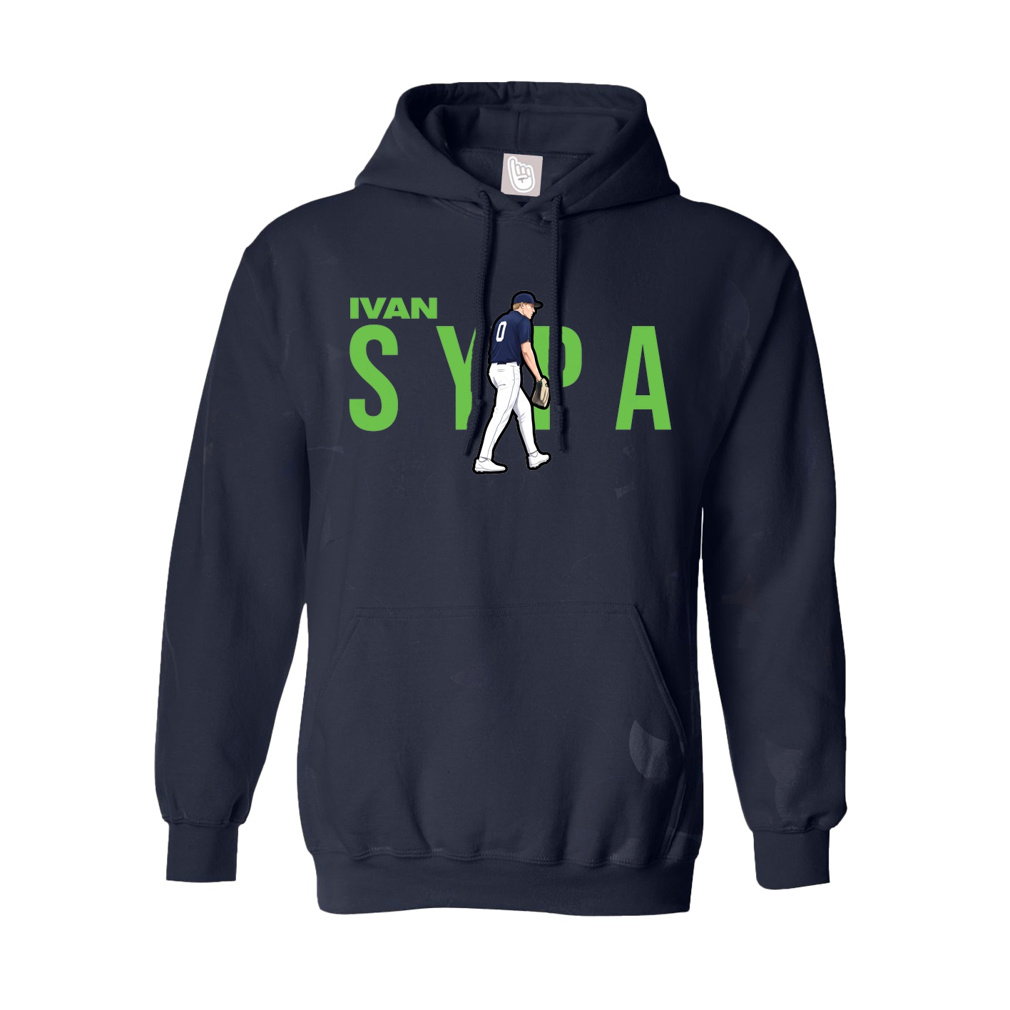 Youth Hoodie — Player Name in Navy