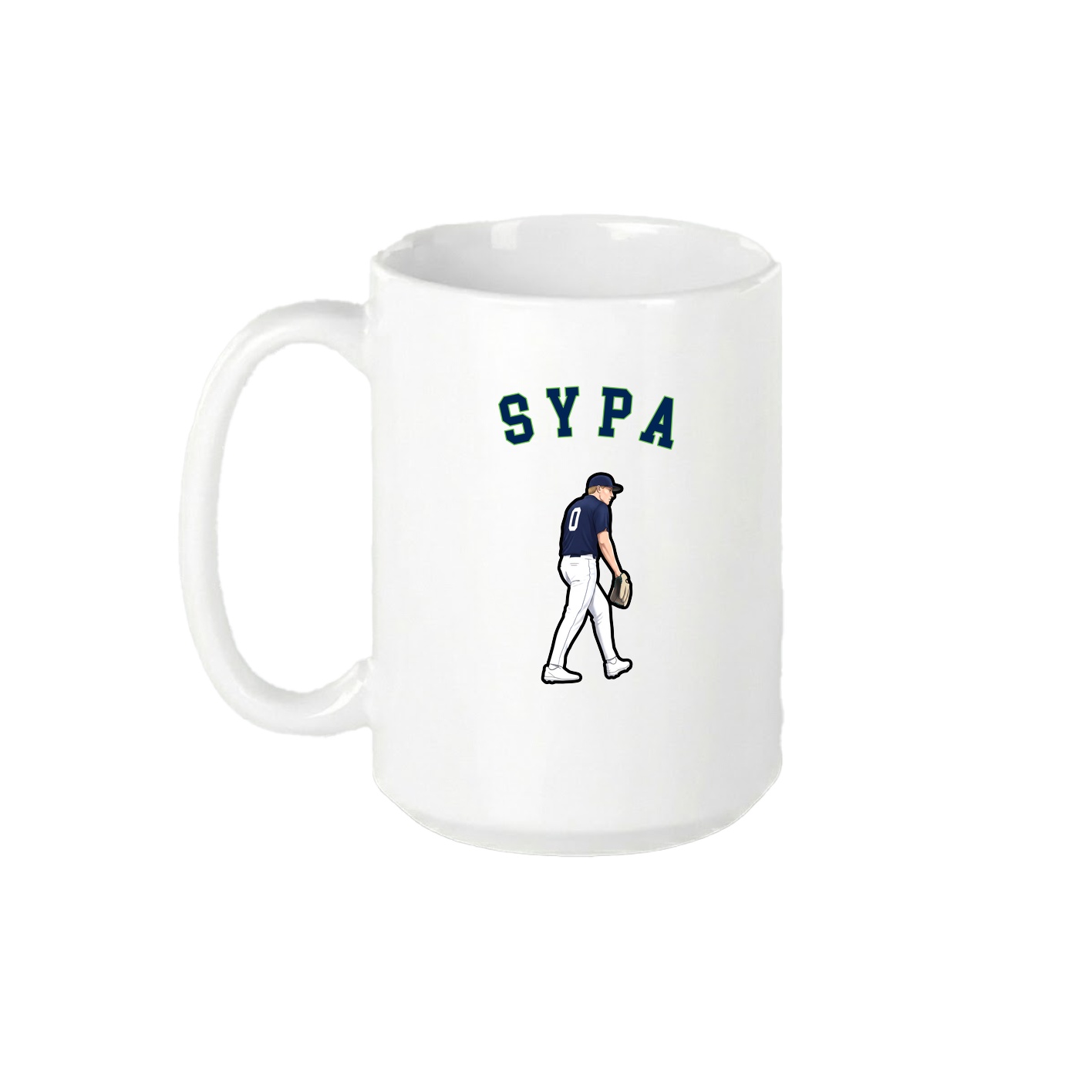 15oz Coffee Mug — Shirsey Arch in White