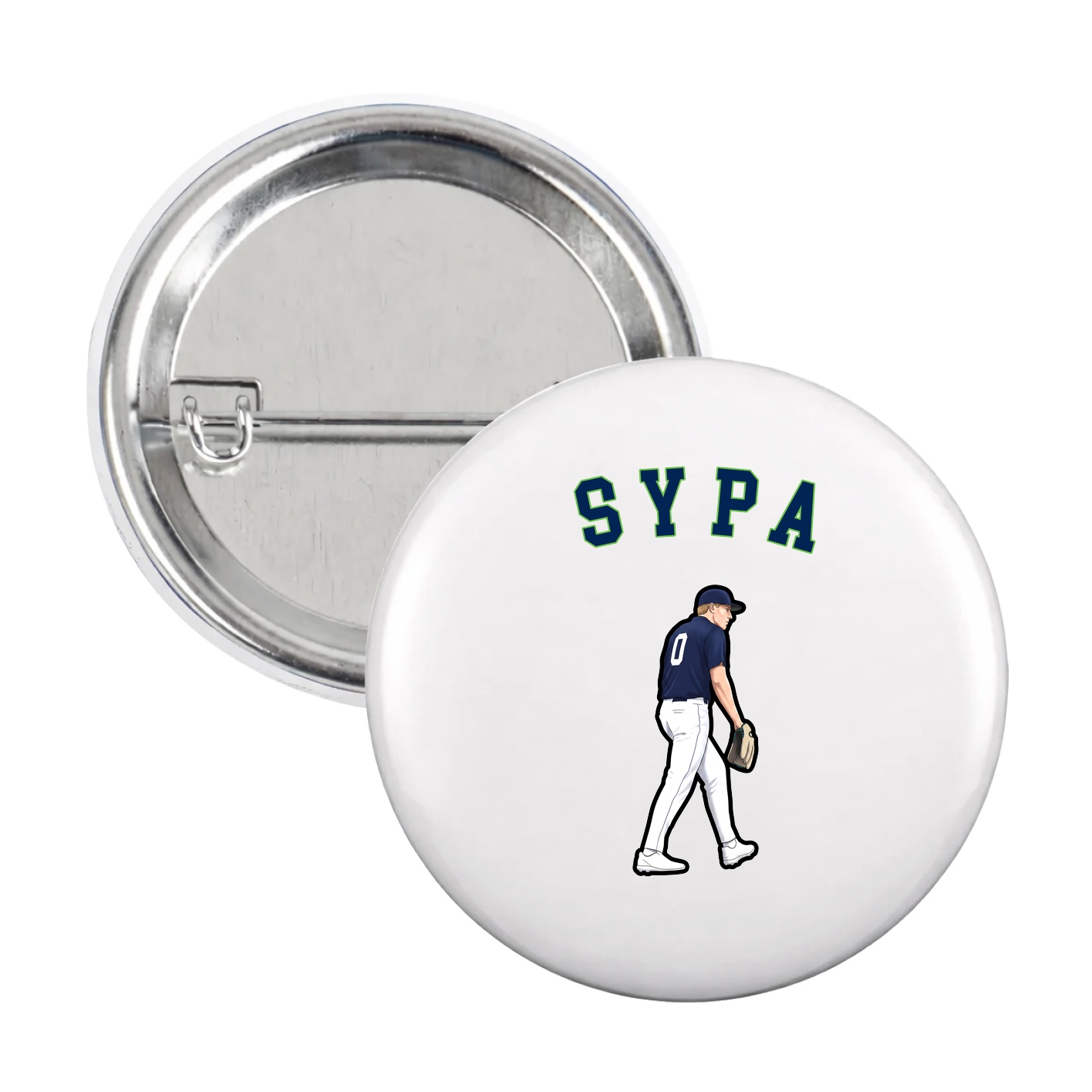 Game Day Button — Shirsey Arch in White