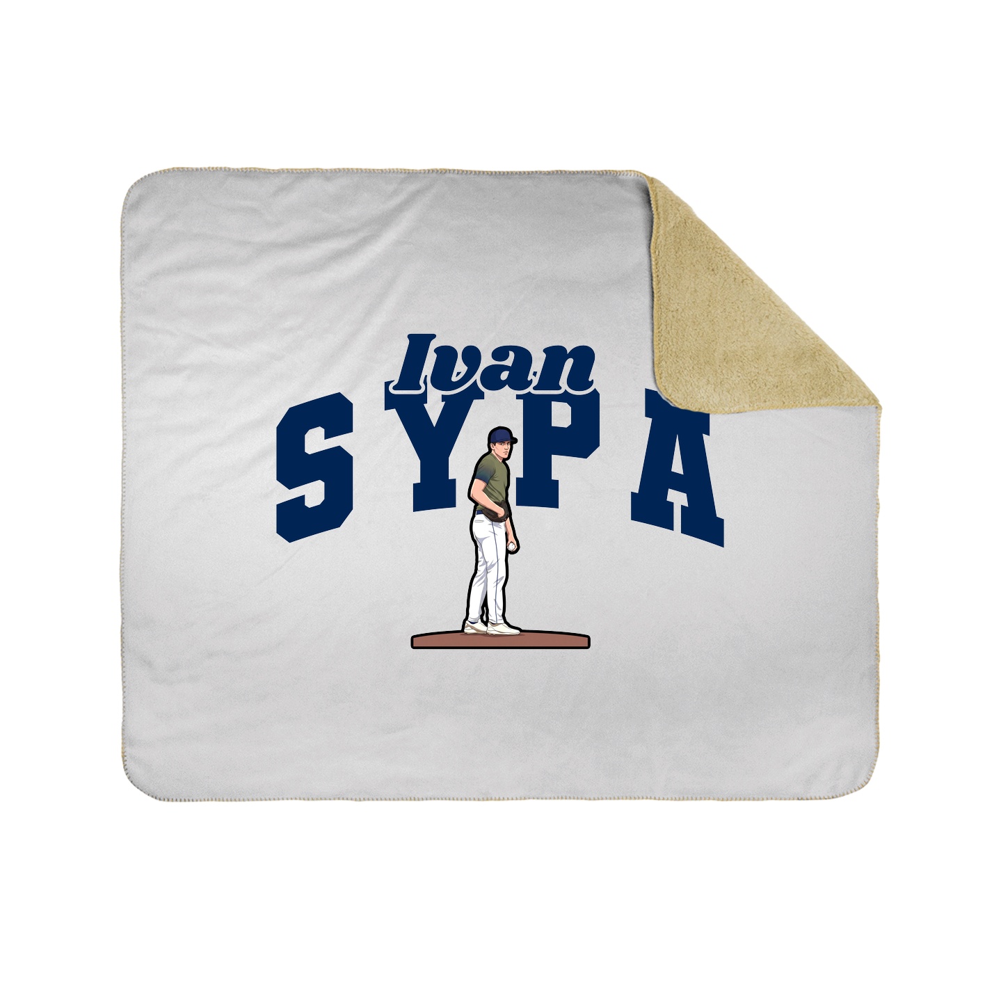 Throw Blanket — Signature Arch in White