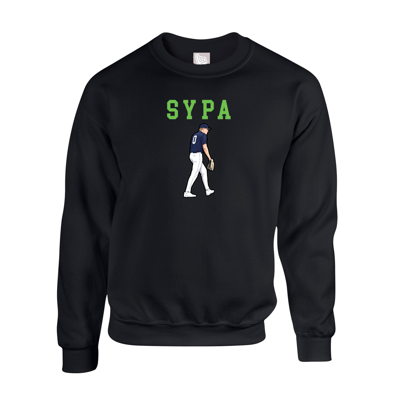 Fleece Crew — Shirsey in Black