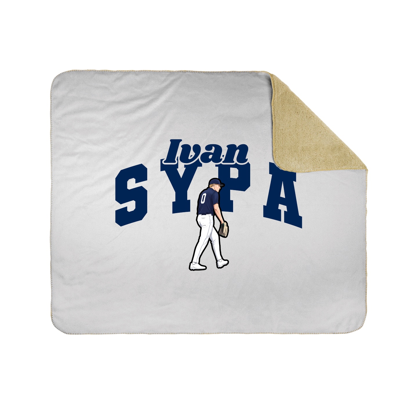 Throw Blanket — Signature Arch in White
