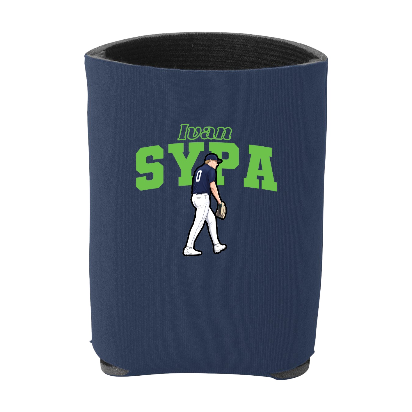 Can Holder — Name Arch in Navy