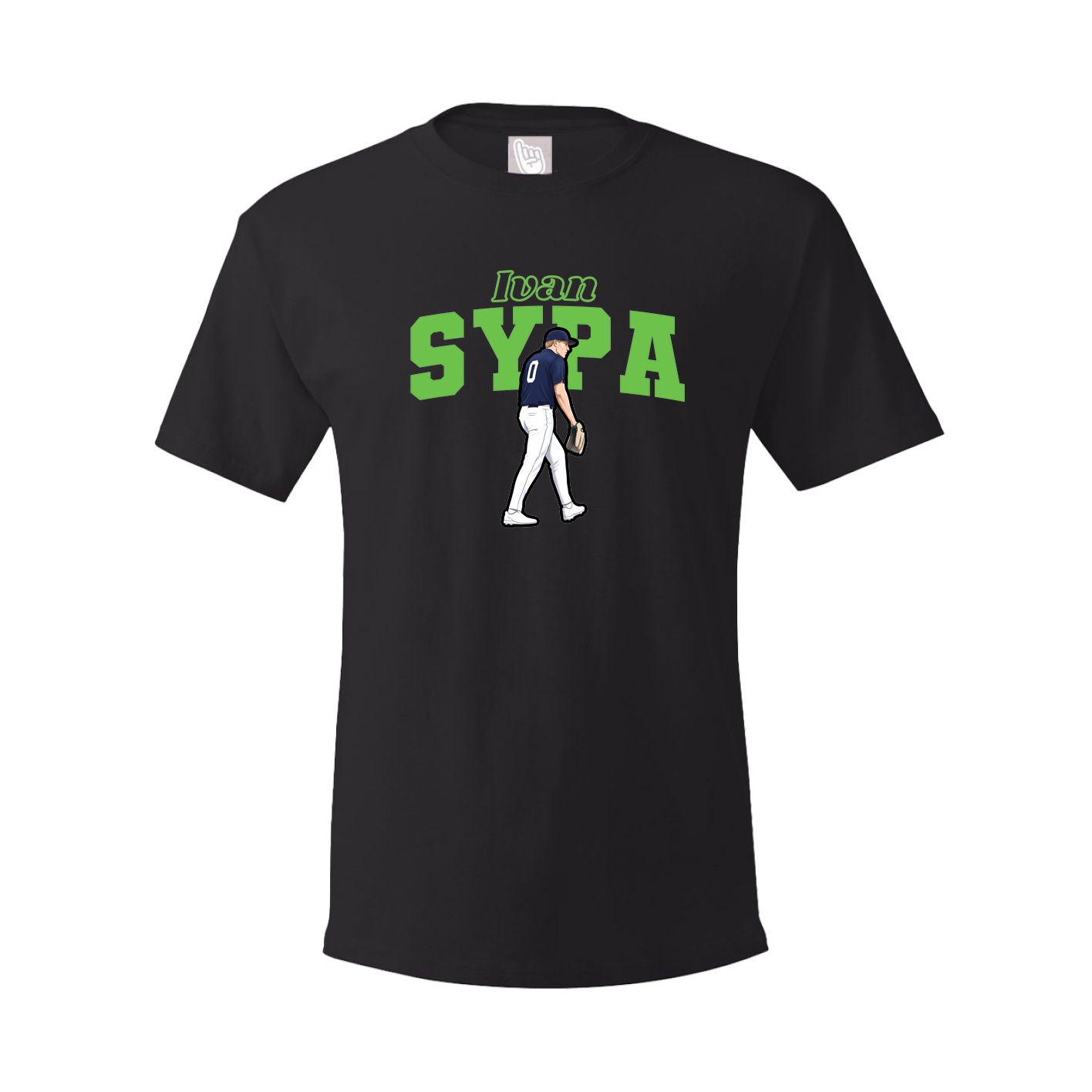 Youth Tee — Name Arch in Black