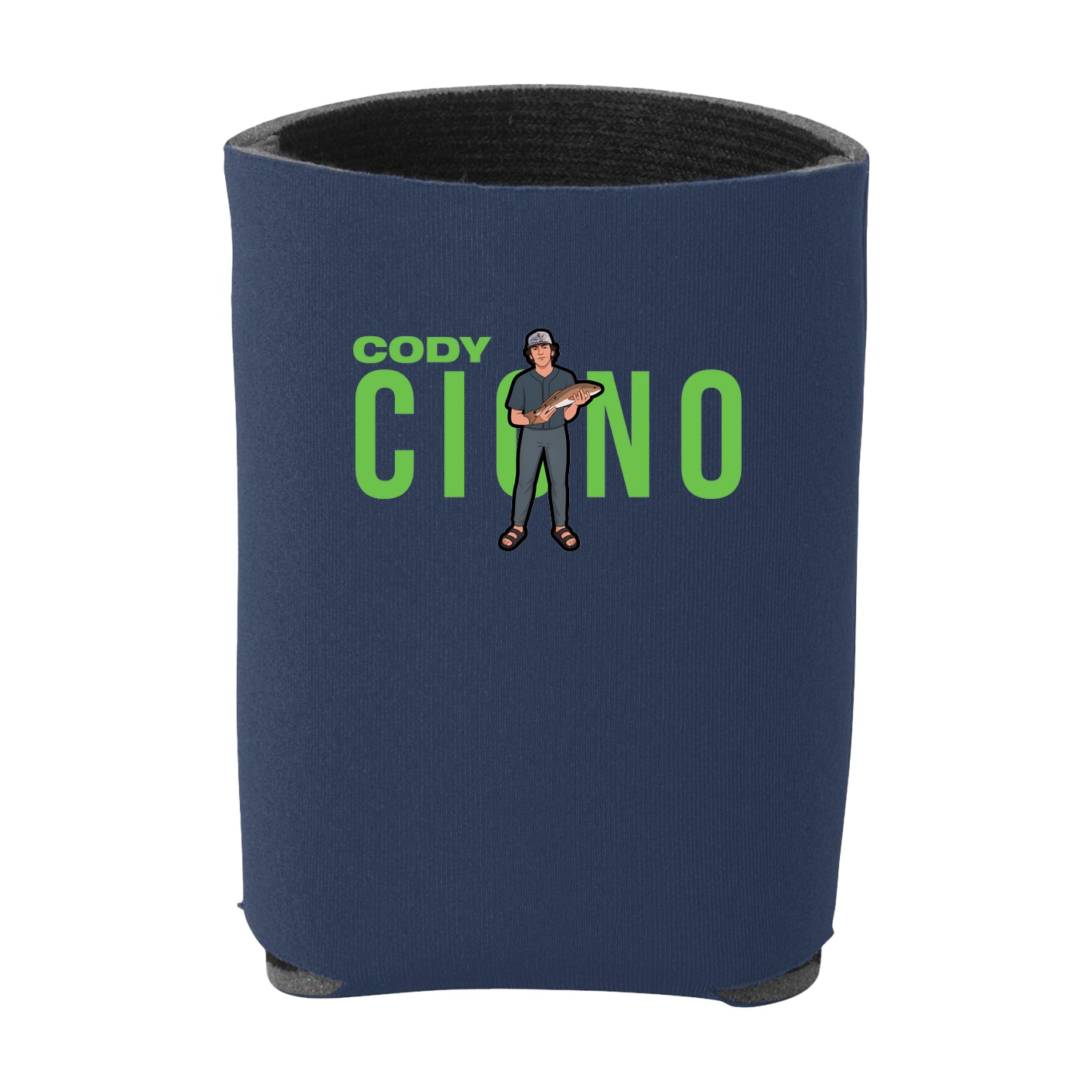Can Holder — Player Name in Navy