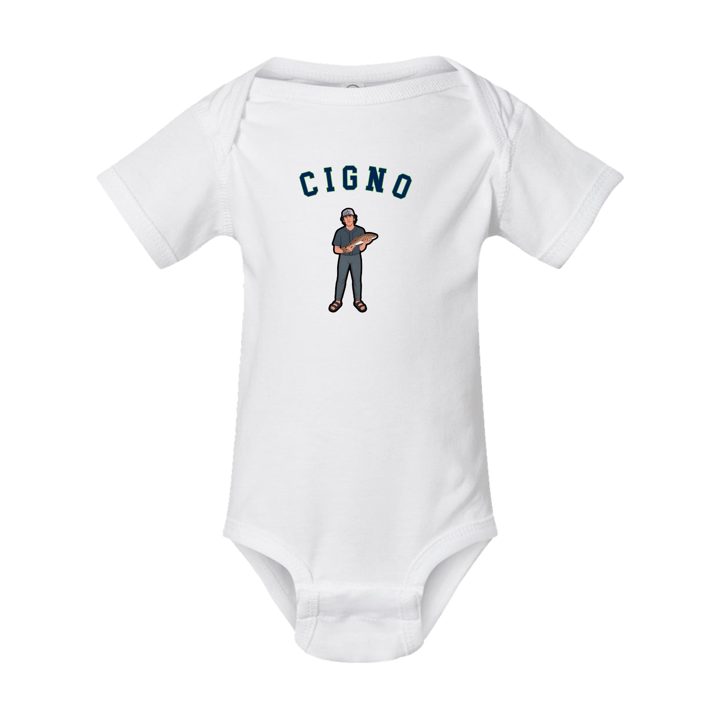 Baby Onesie — Shirsey Arch in White
