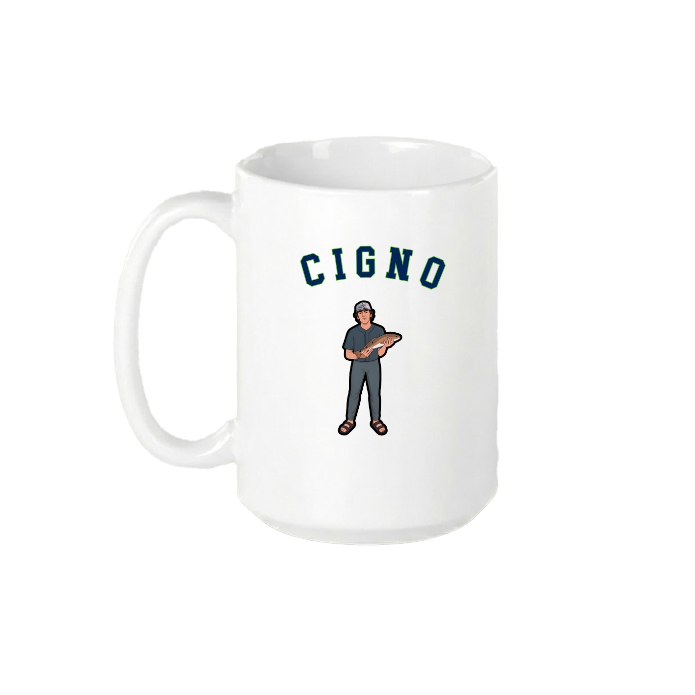 15oz Coffee Mug — Shirsey Arch in White