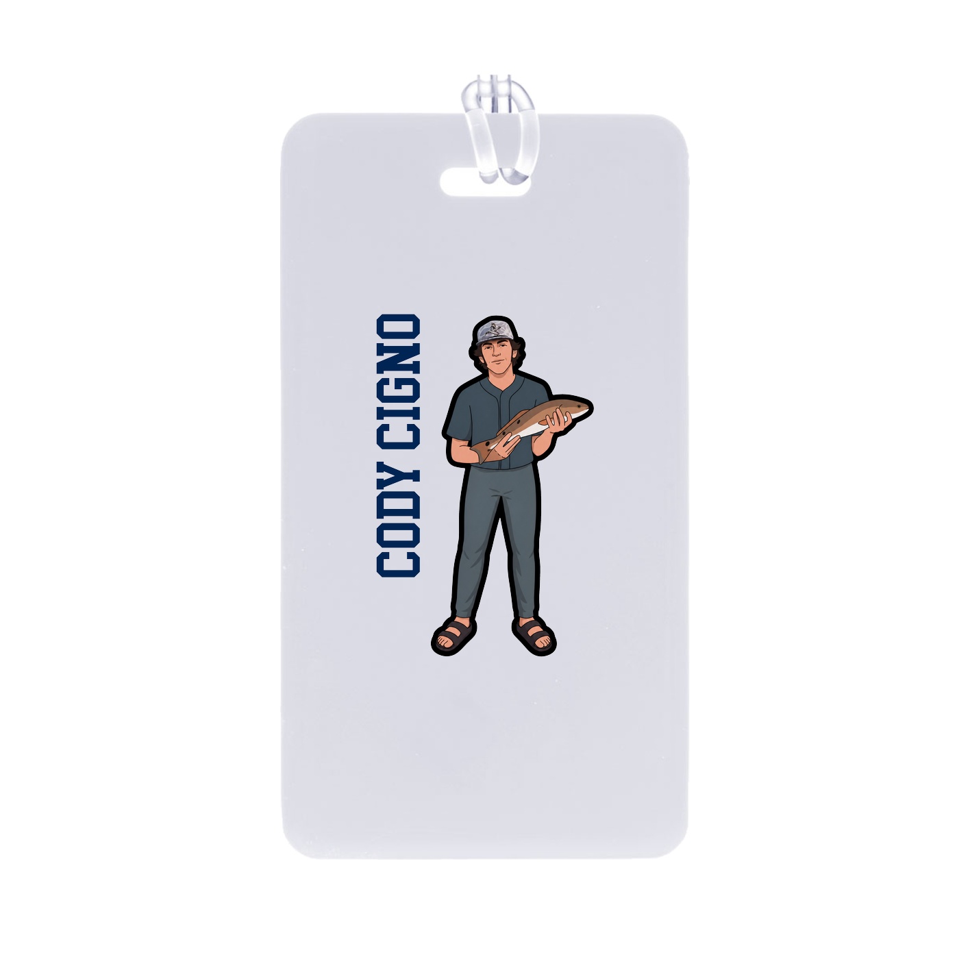 Bag Tag — Name Vertical in Classic