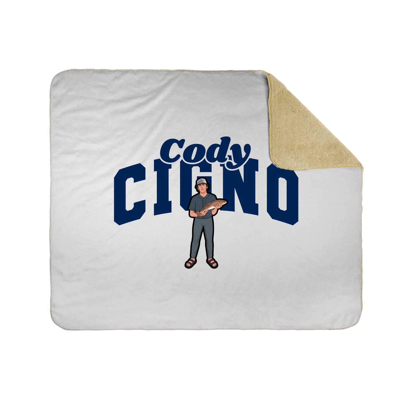 Throw Blanket — Signature Arch in White