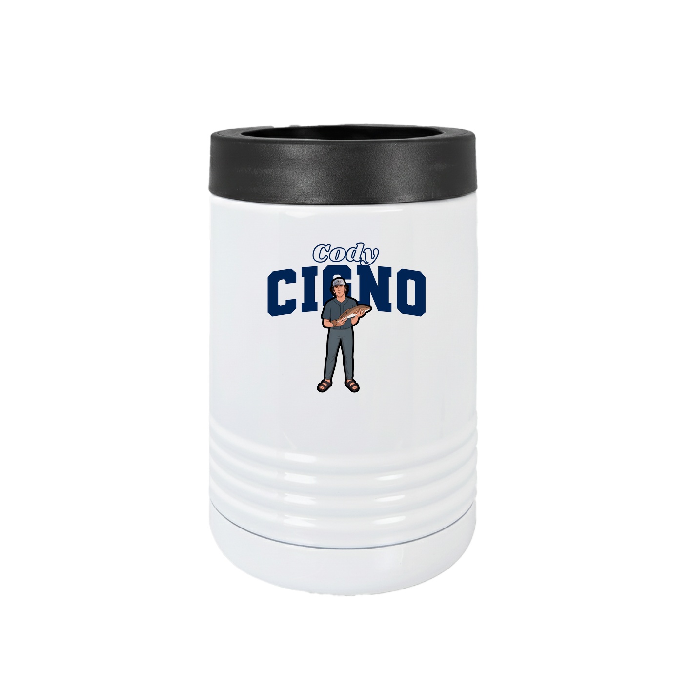 Beverage Holder — Name Arch in White