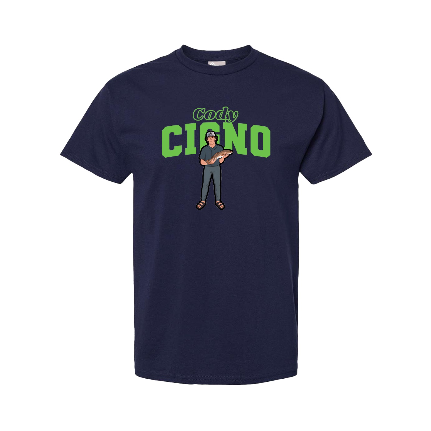 Tee — Name Arch in Navy