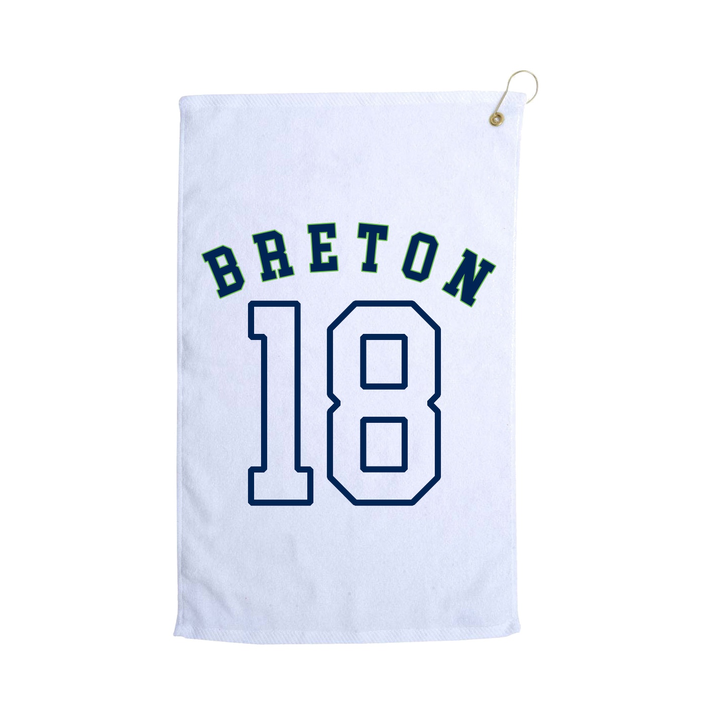 Golf Towel — Shirsey Arch in White