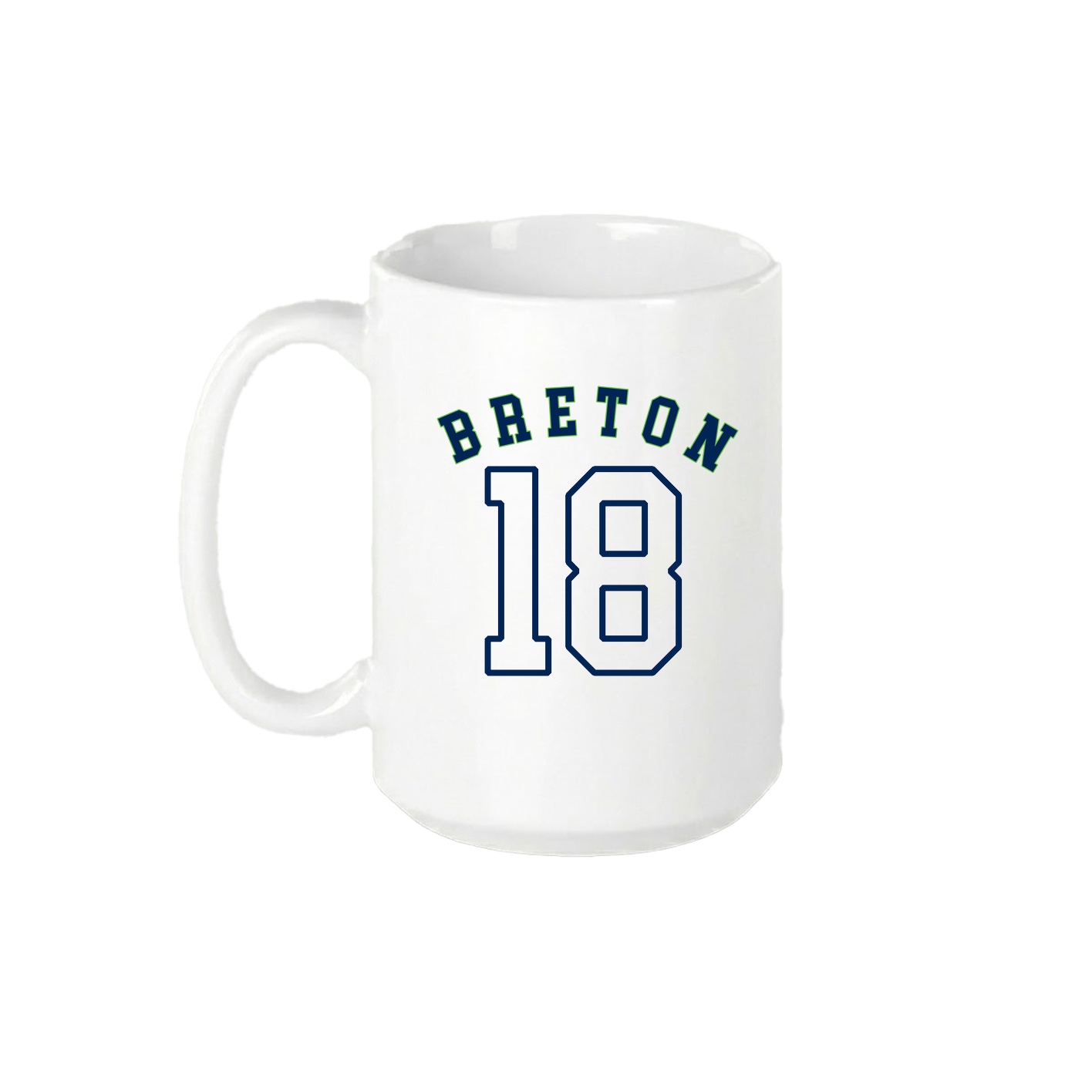 15oz Coffee Mug — Shirsey Arch in White
