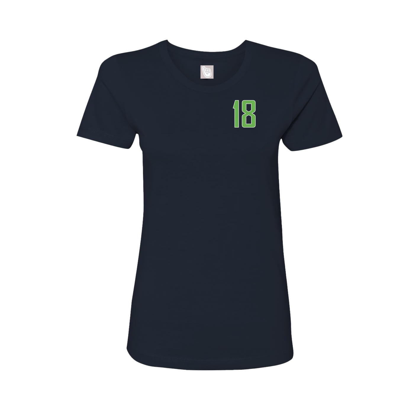 Fitted Women's Tee — Front Shirsy in Navy
