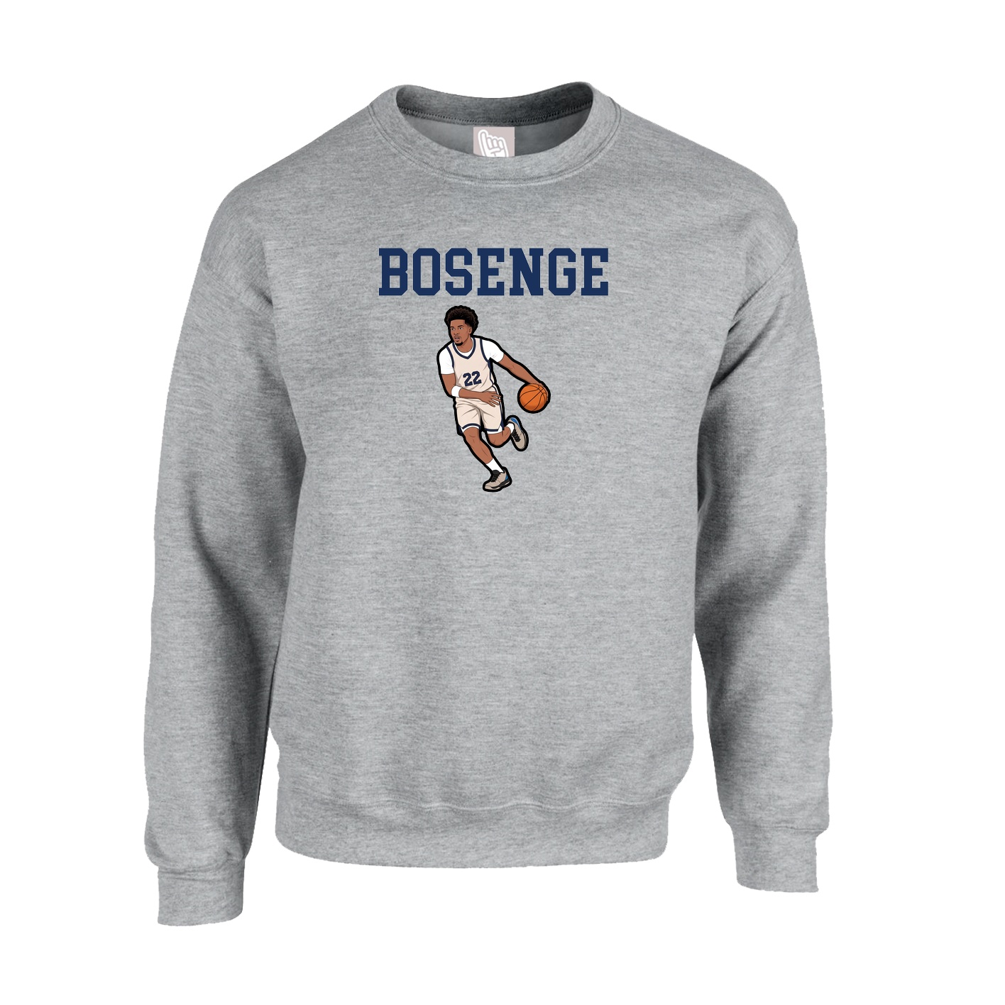 Fleece Crew — Shirsey in Grey
