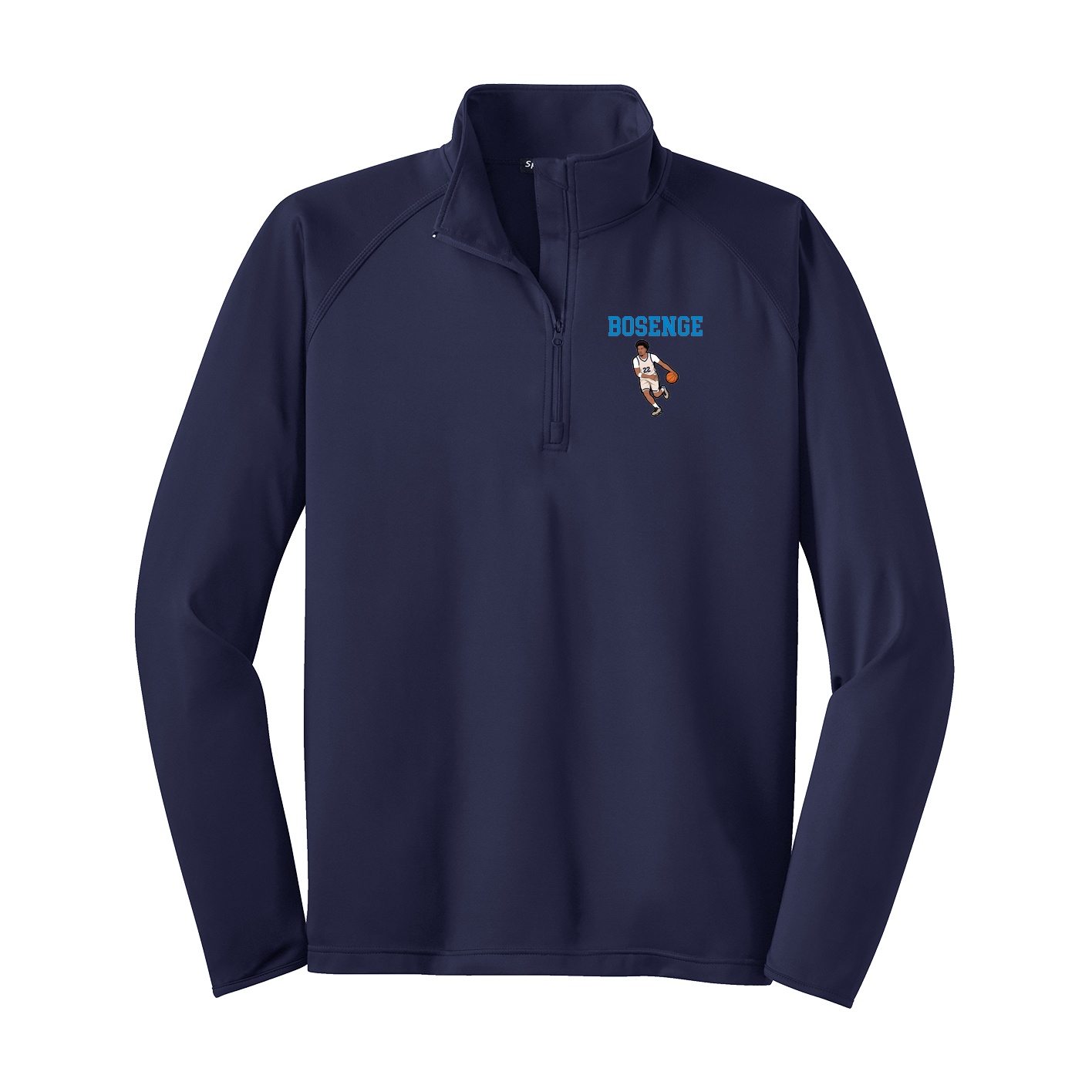Q-Zip Pullover — Shirsey in Navy