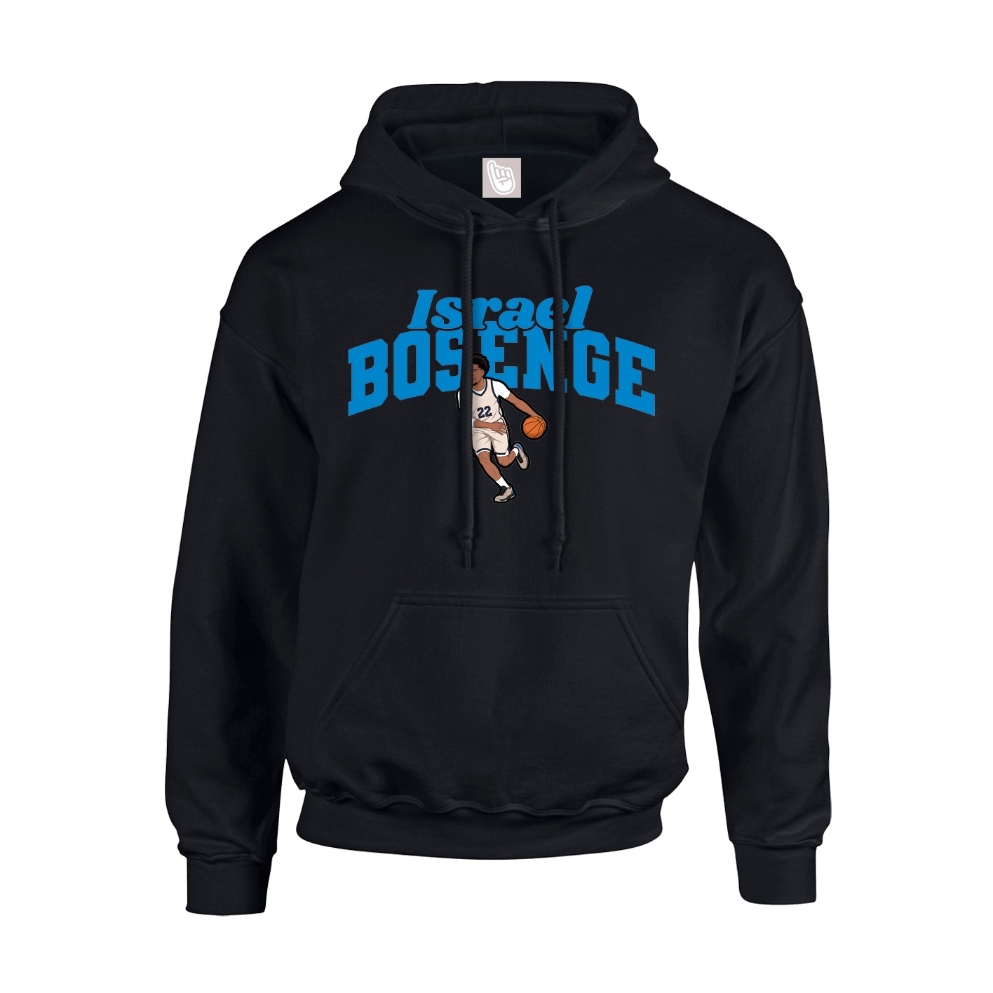 Youth Hoodie — Signature Arch in Black
