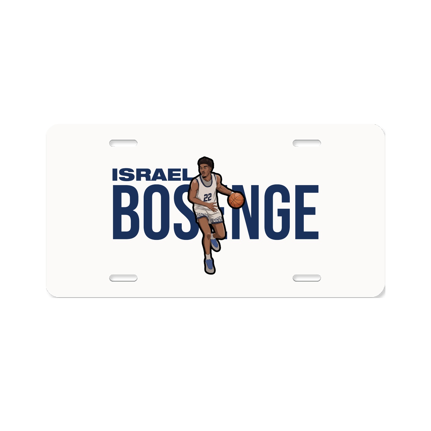 License Plate — Player Name in Classic