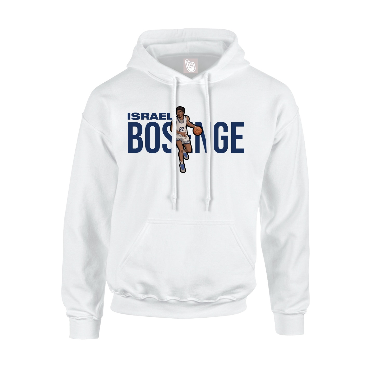 Youth Hoodie — Player Name in White