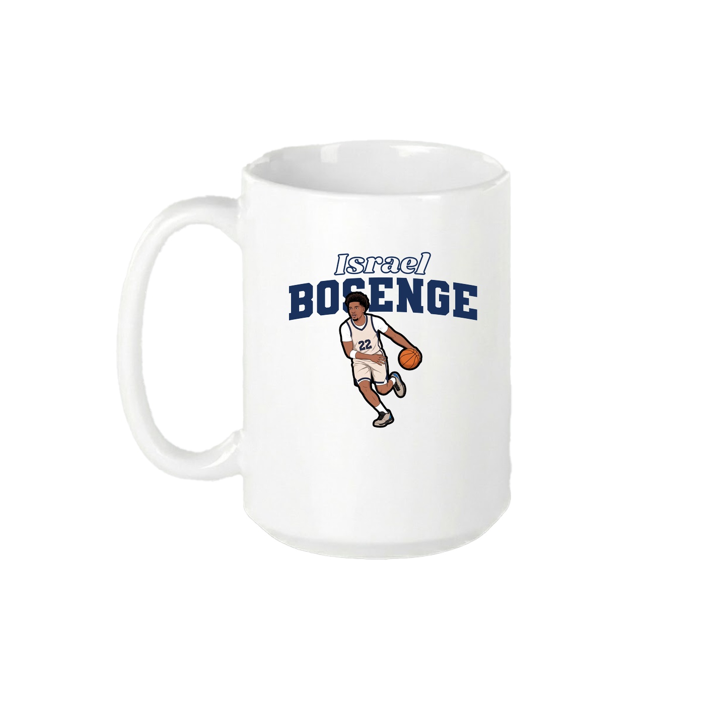 15oz Coffee Mug — Name Arch in White