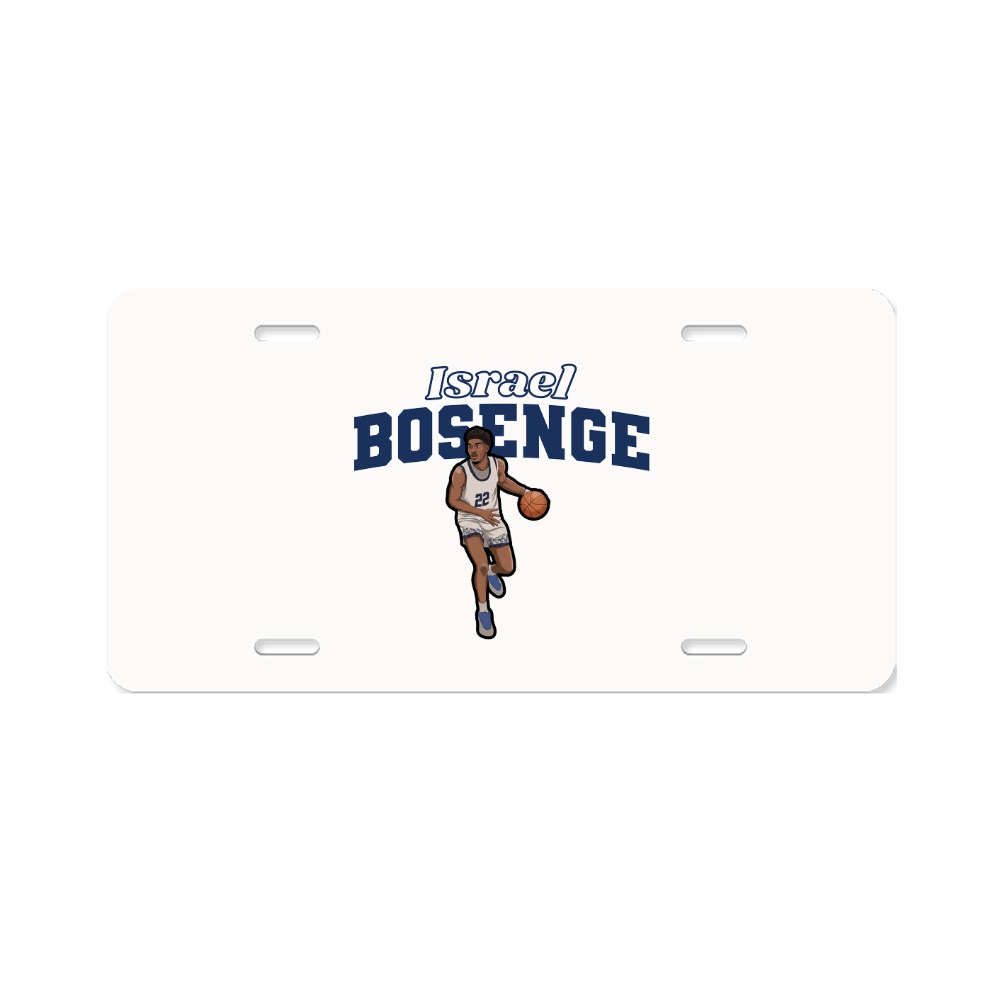 License Plate — Name Arch in Classic