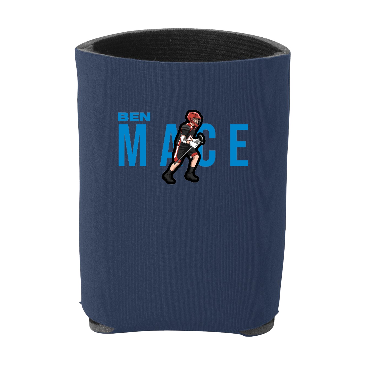 Can Holder — Player Name in Navy