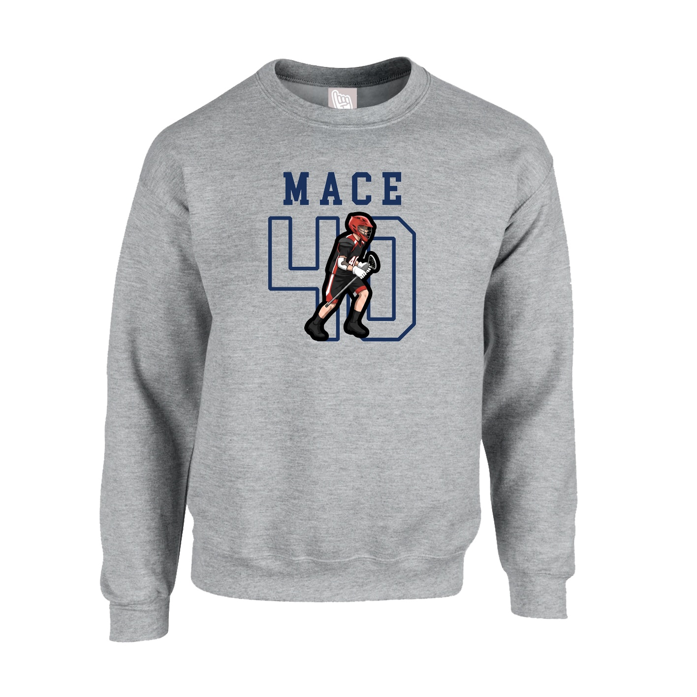 Fleece Crew — Shirsey in Grey