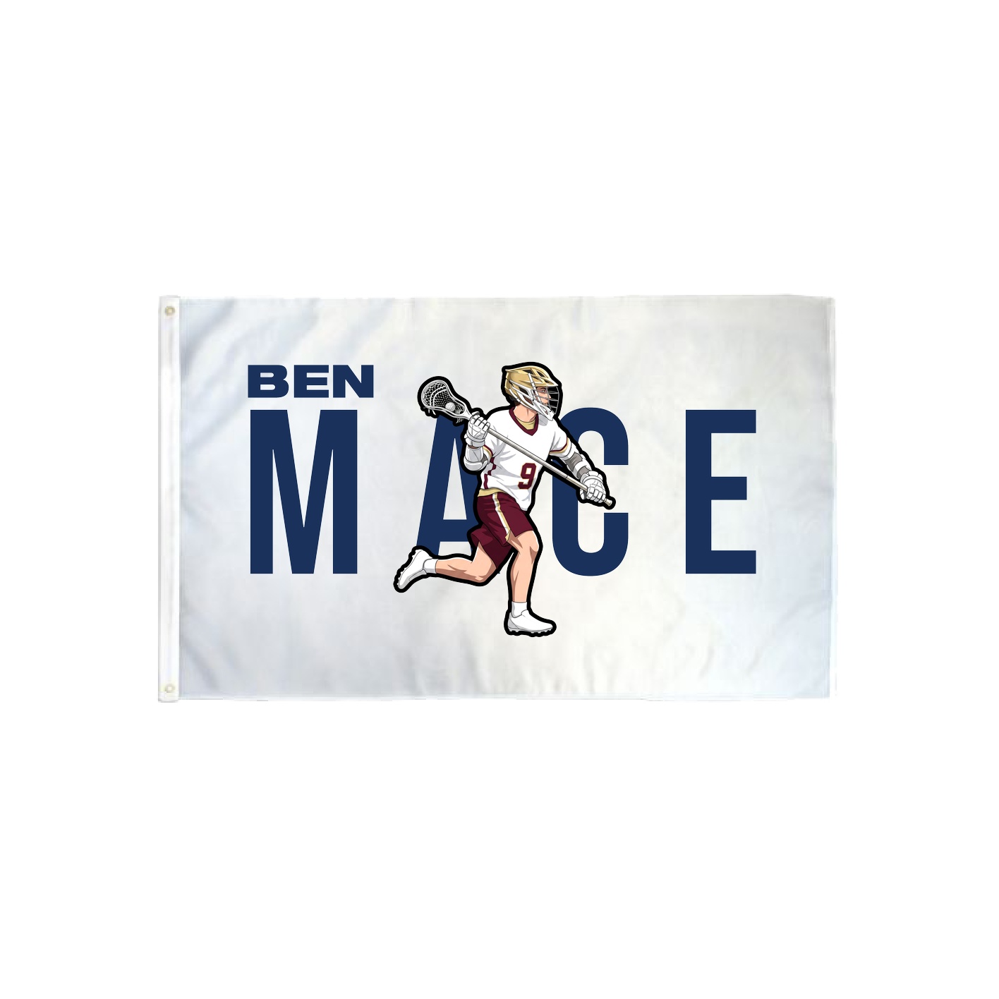3x5 Flag — Player Name in Classic