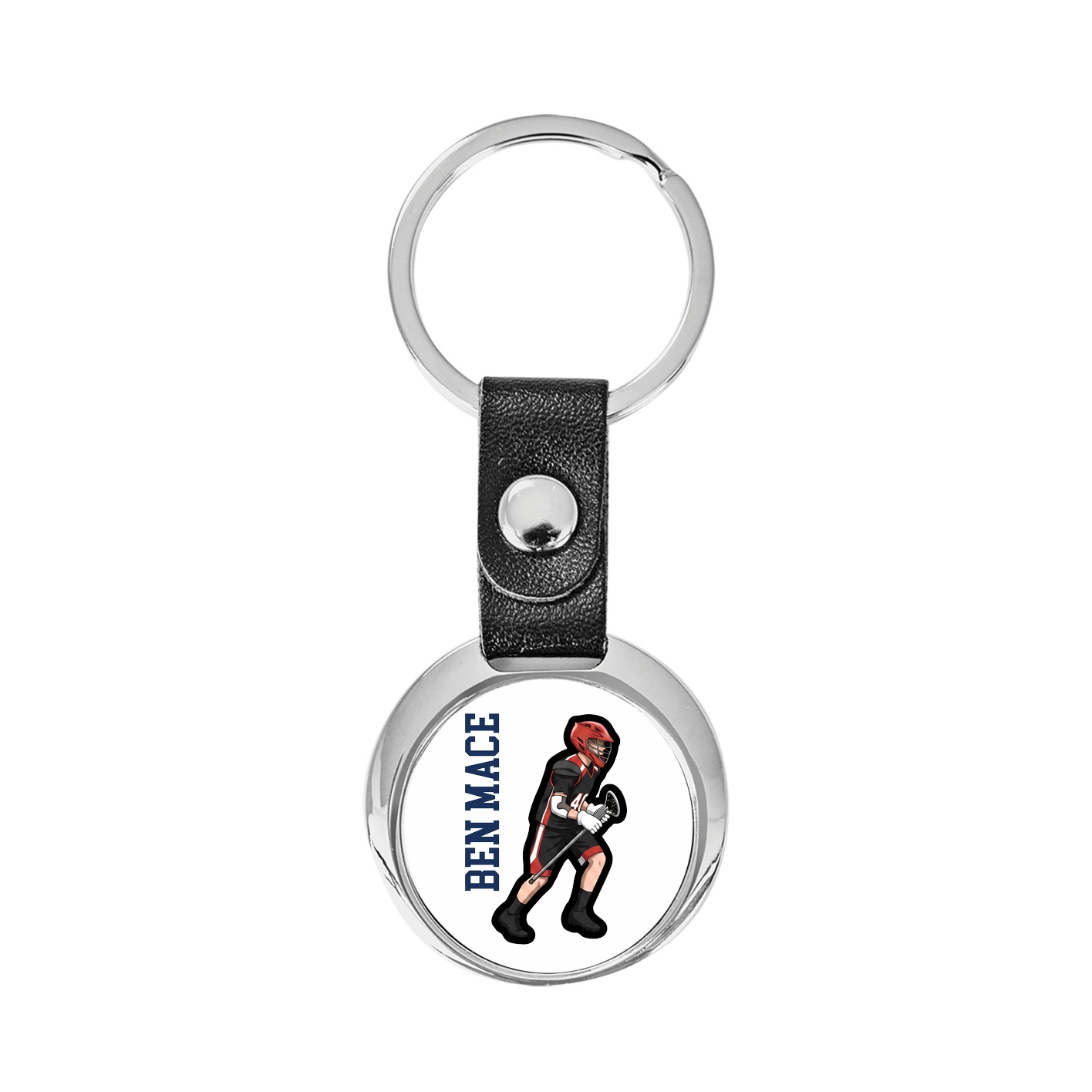 Key Chain — Name Vertical in Classic