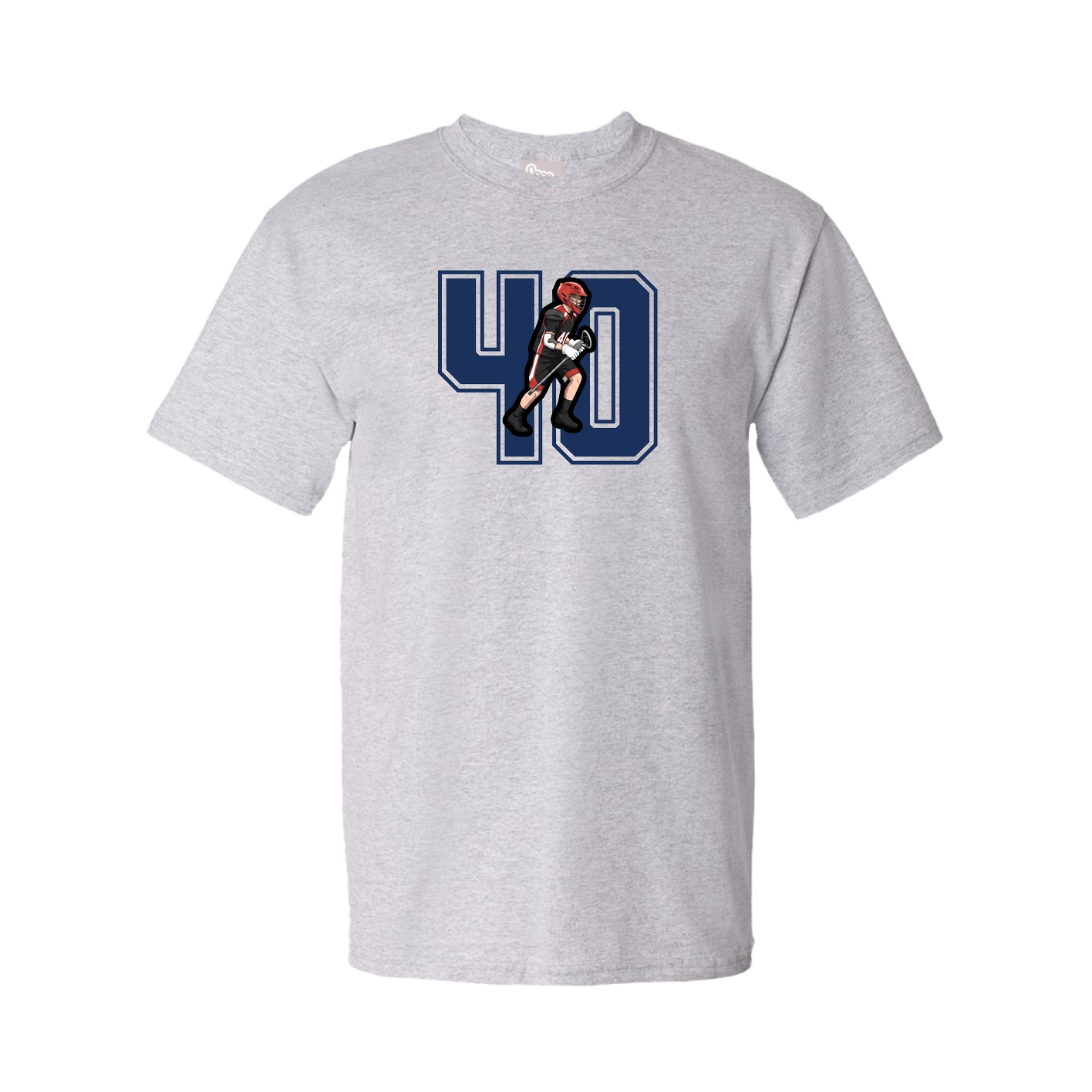 Youth Tee — Number in Grey