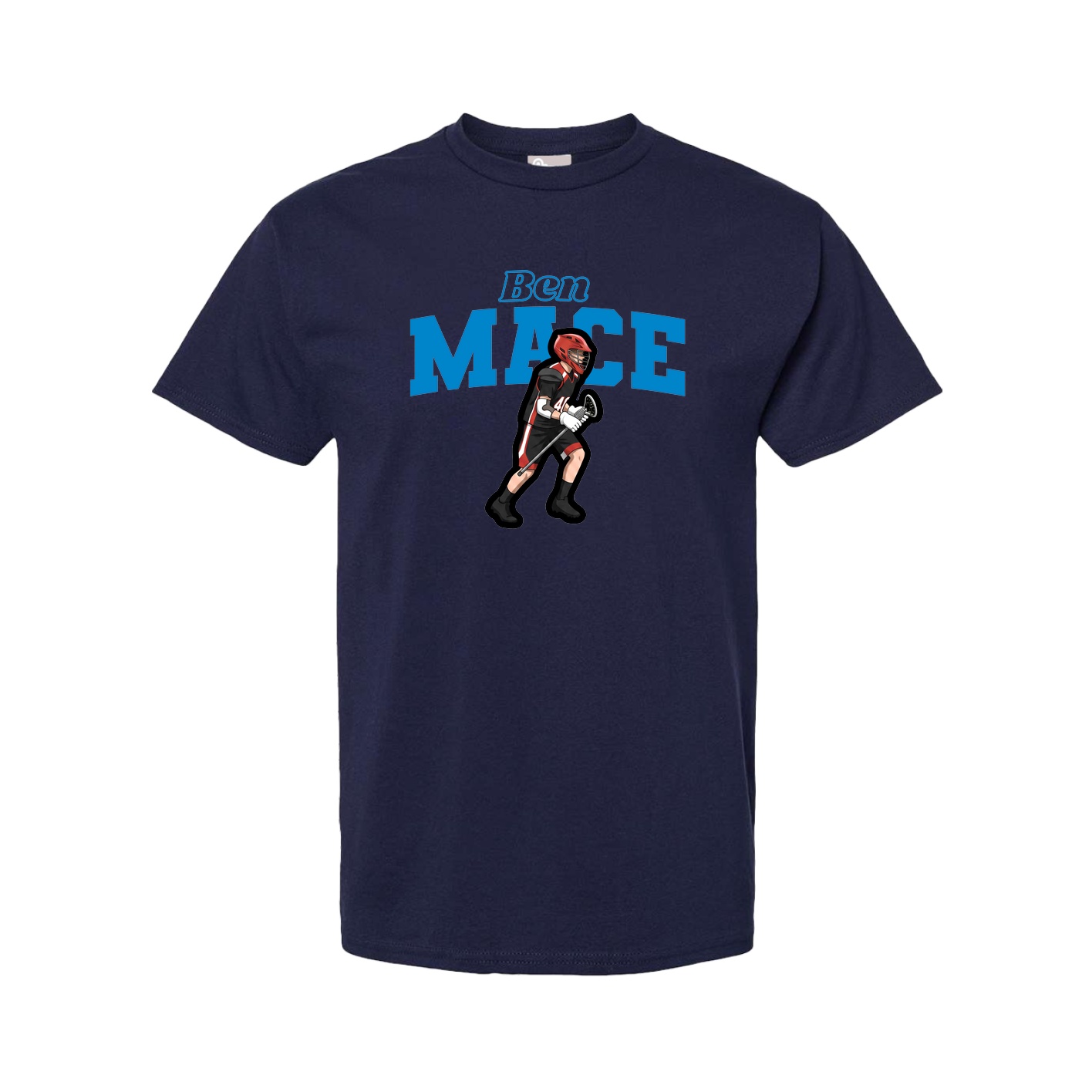 Youth Tee — Name Arch in Navy