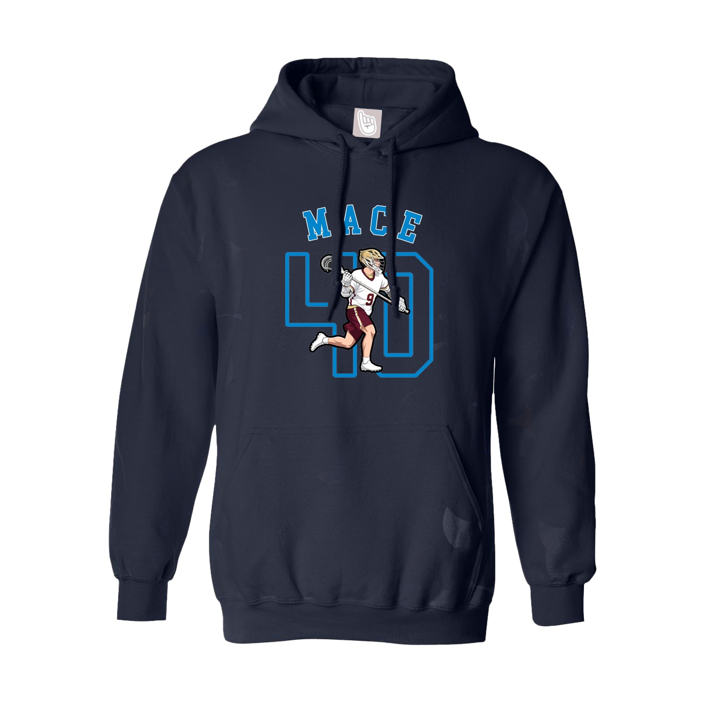 Youth Hoodie — Shirsey Arch in Navy