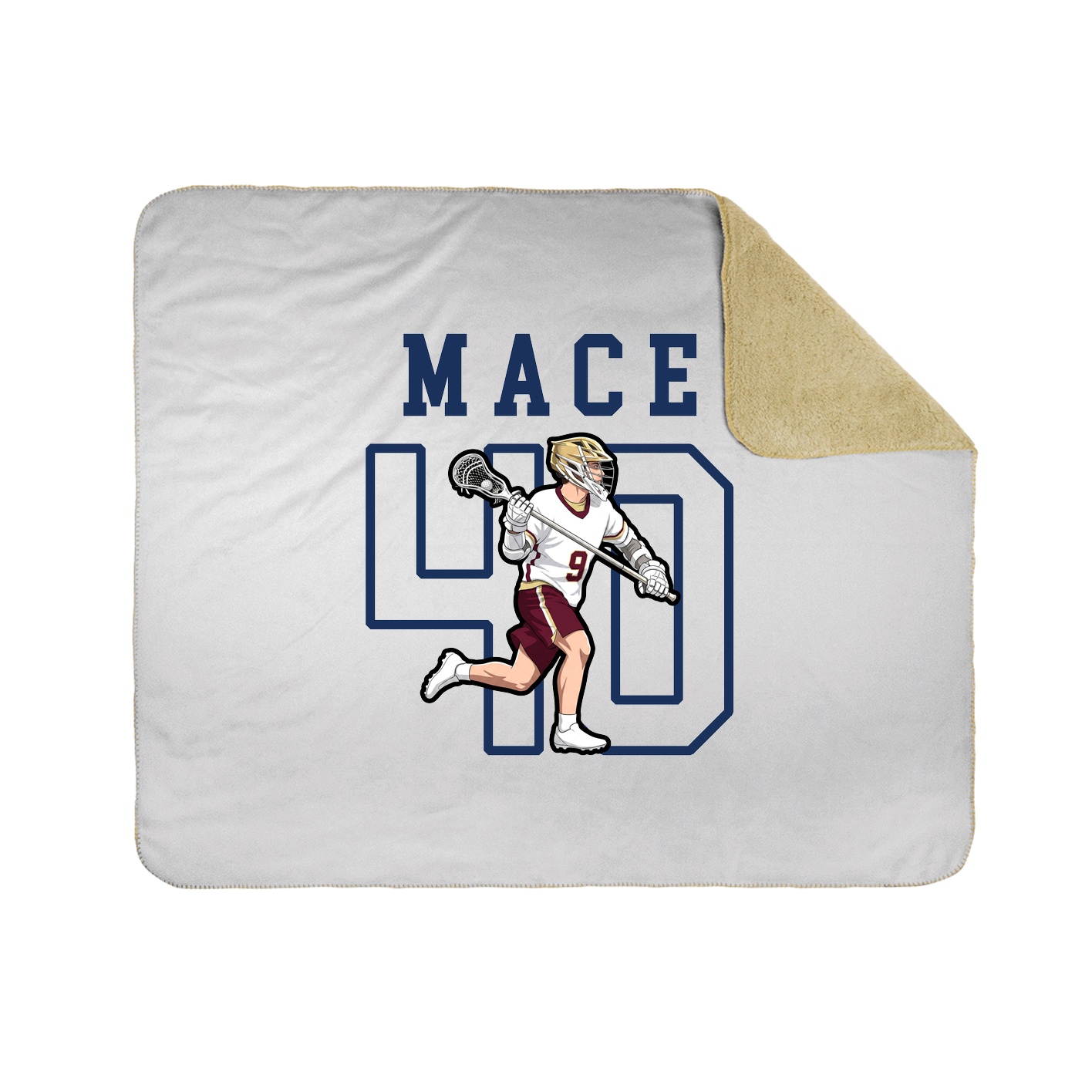 Throw Blanket — Shirsey in White