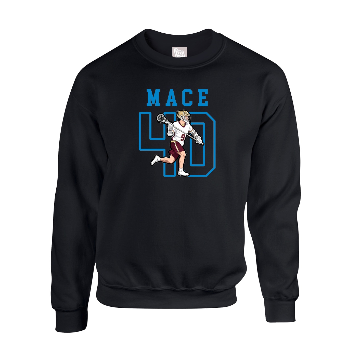 Fleece Crew — Shirsey in Black