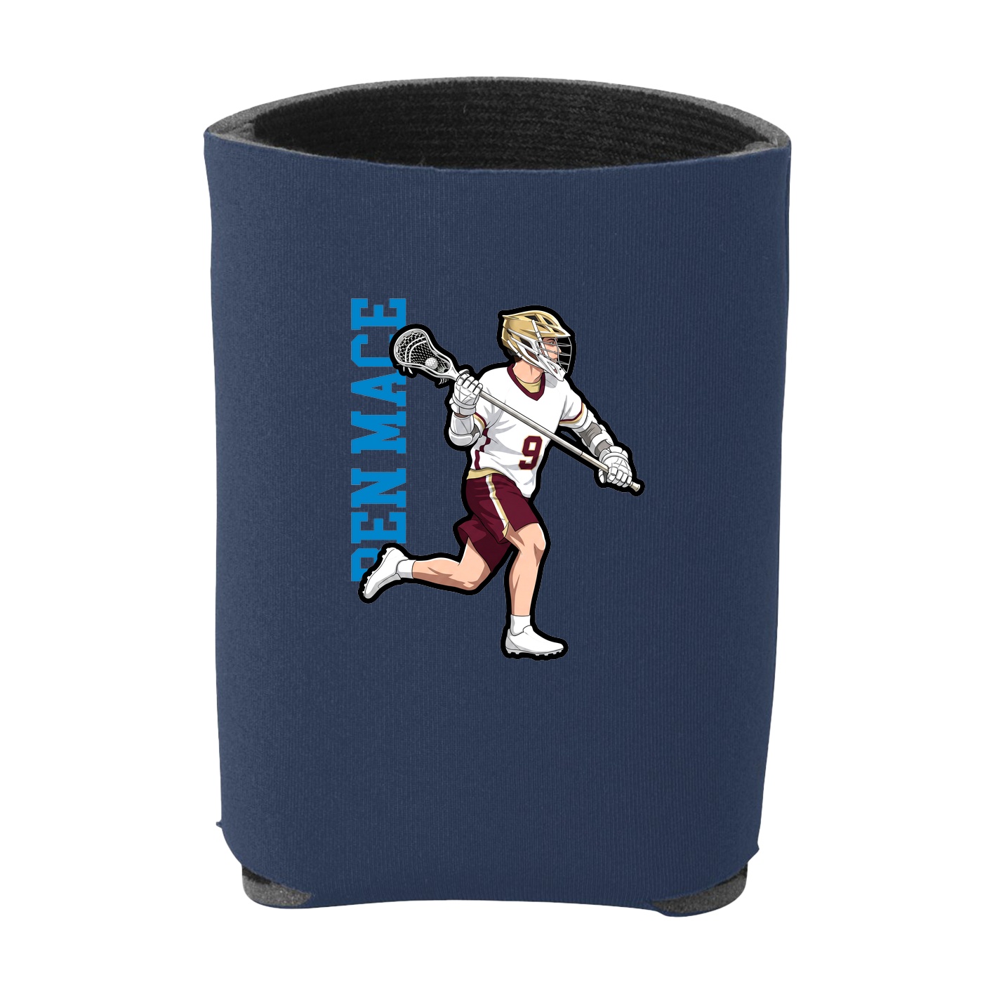 Can Holder — Name Vertical in Navy