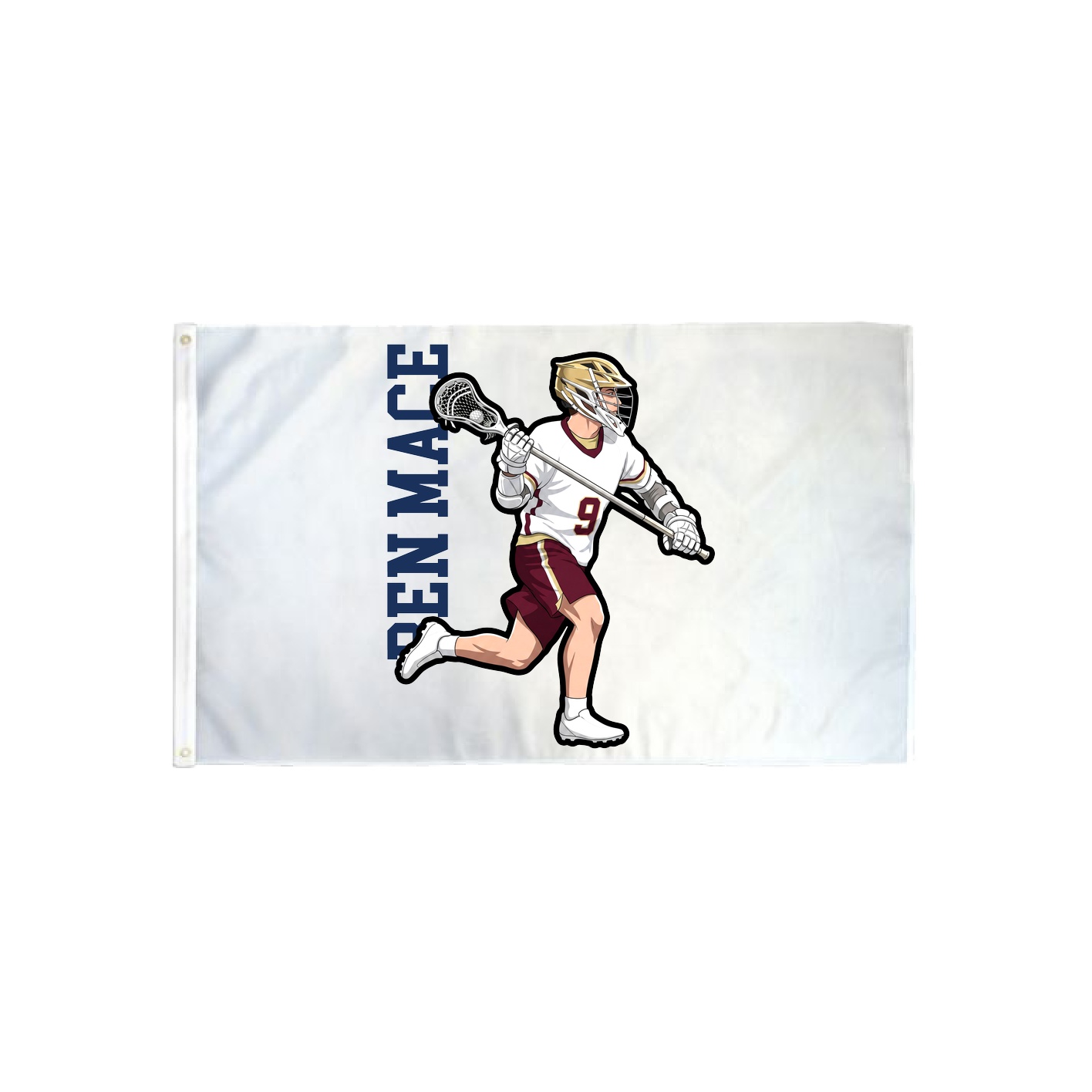 3x5 Flag — Name Vertical in Classic