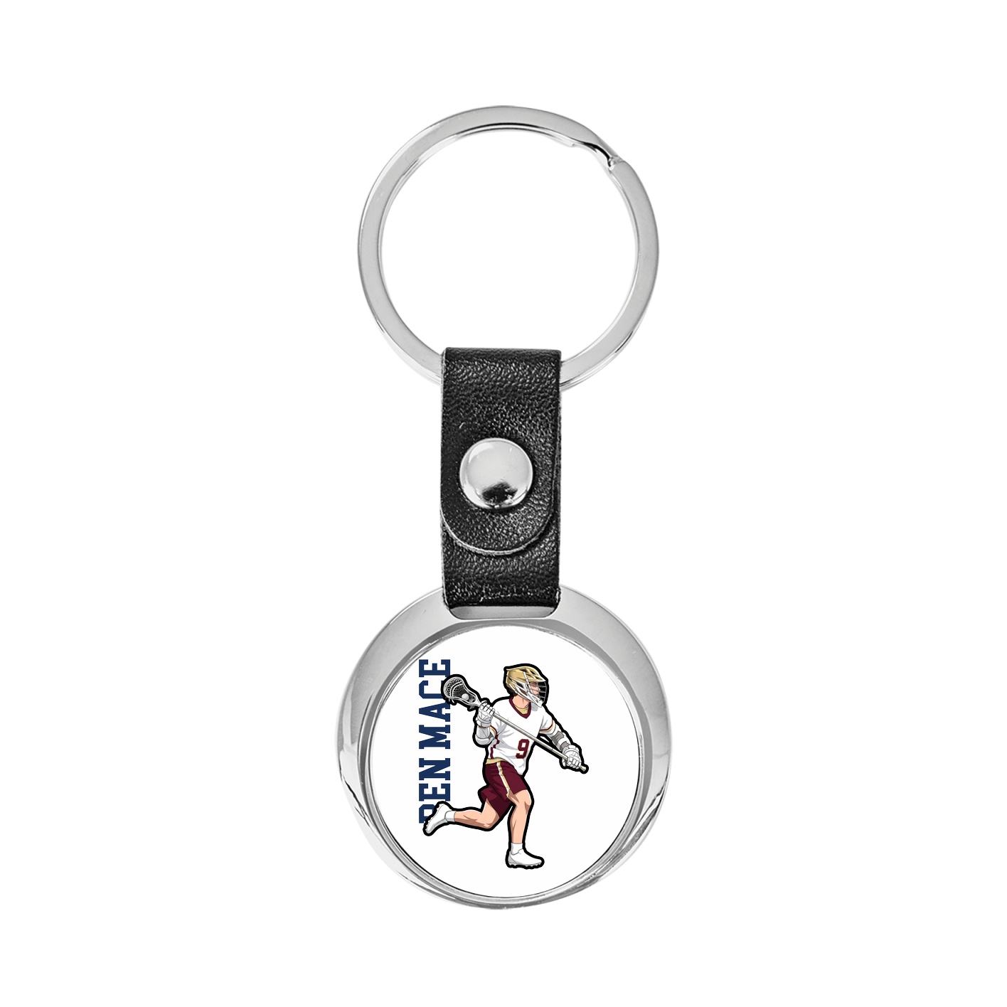 Key Chain — Name Vertical in Classic
