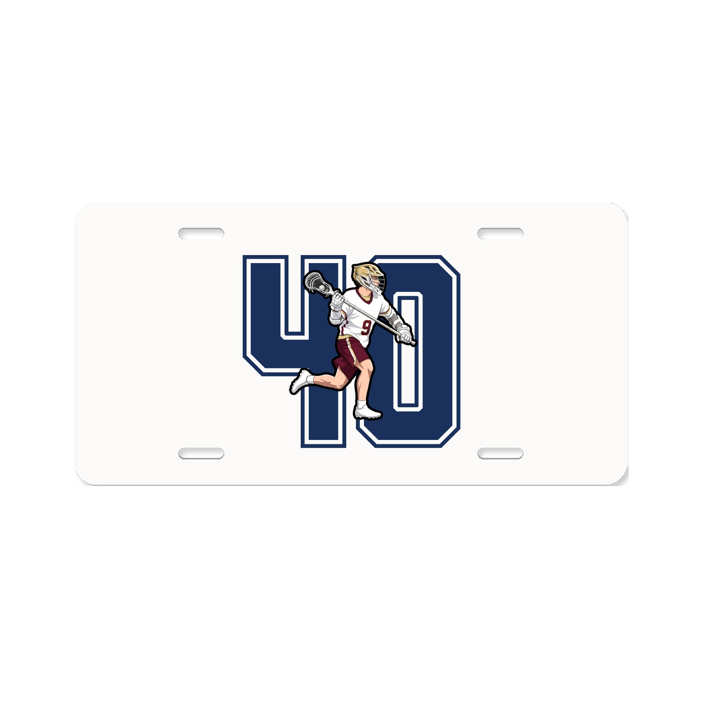License Plate — Number in Classic