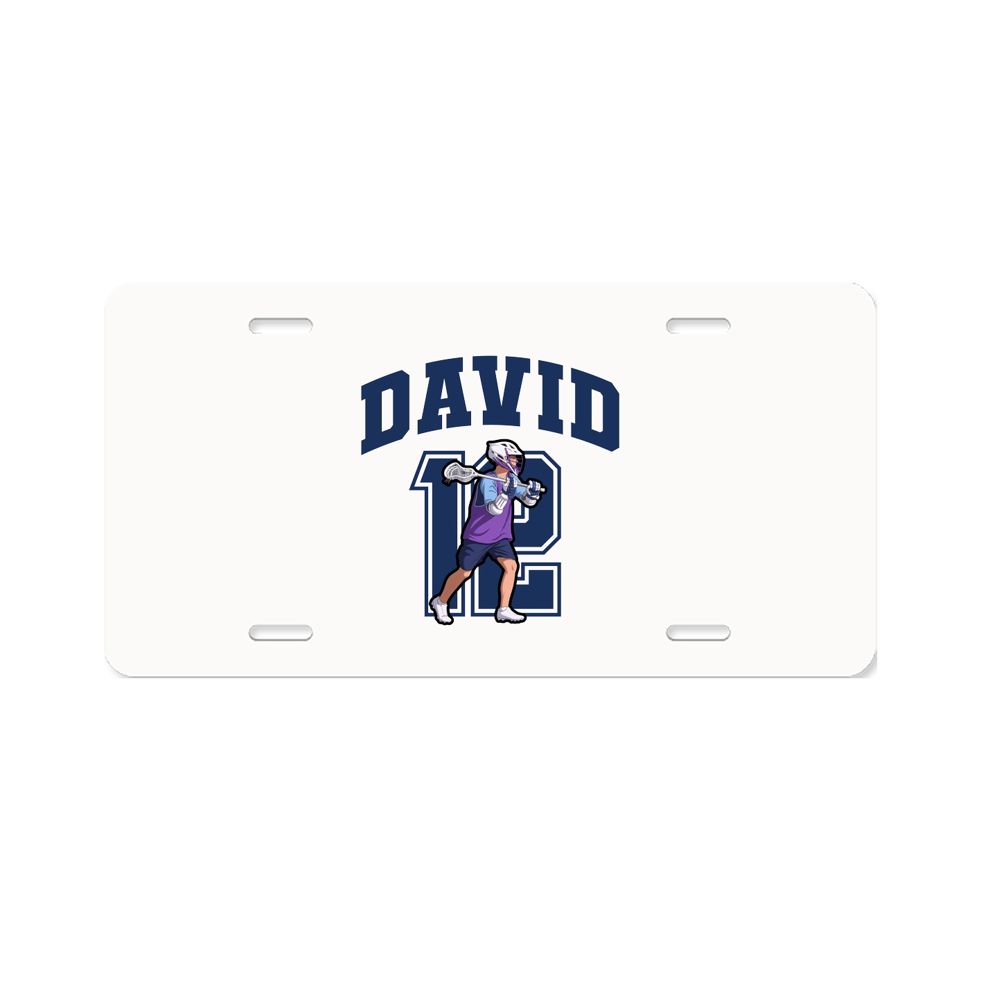 License Plate — Number in Classic