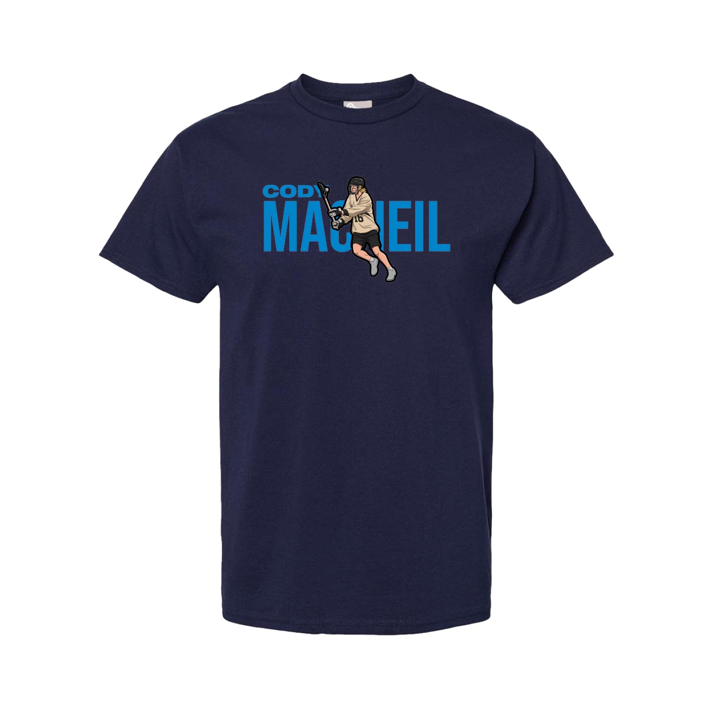 Tee — Player Name in Navy