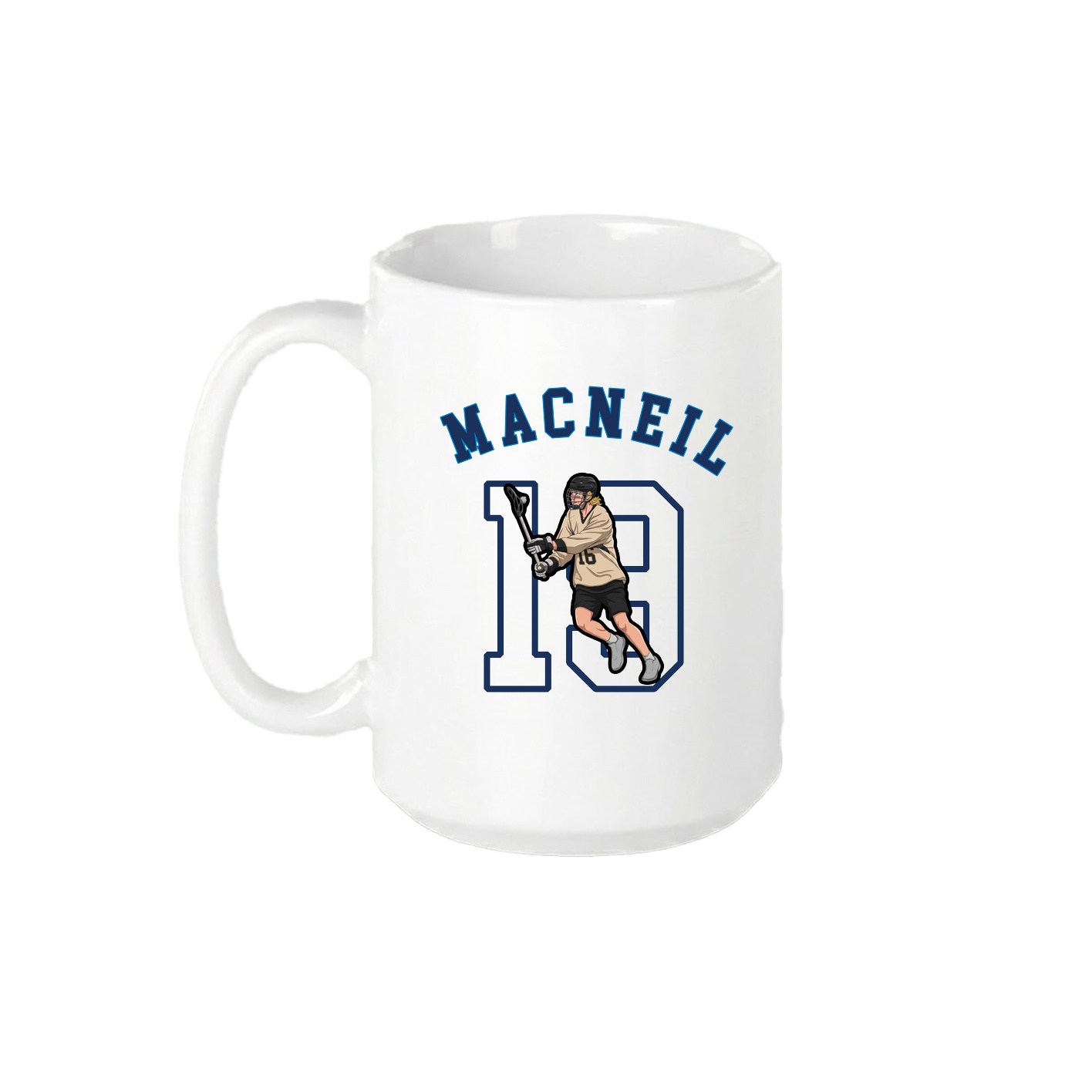15oz Coffee Mug — Shirsey Arch in White
