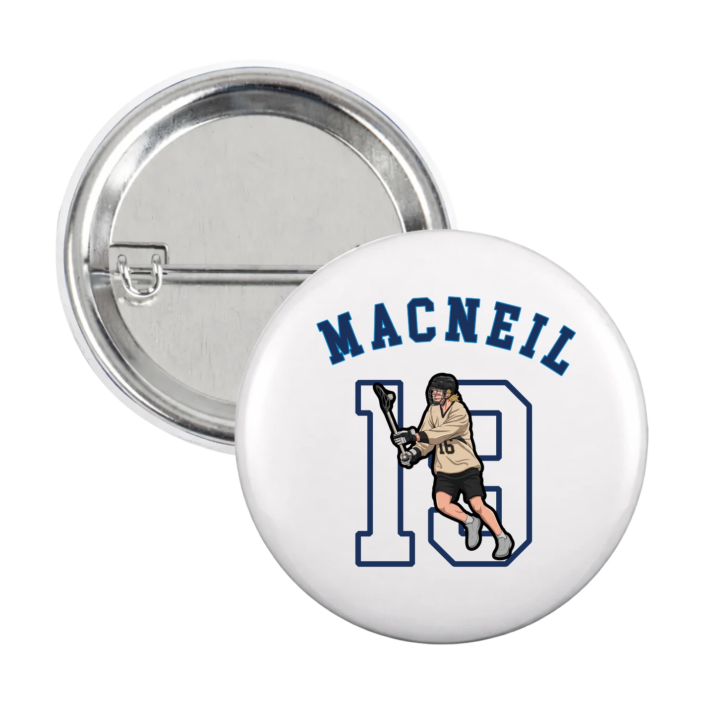 Game Day Button — Shirsey Arch in White