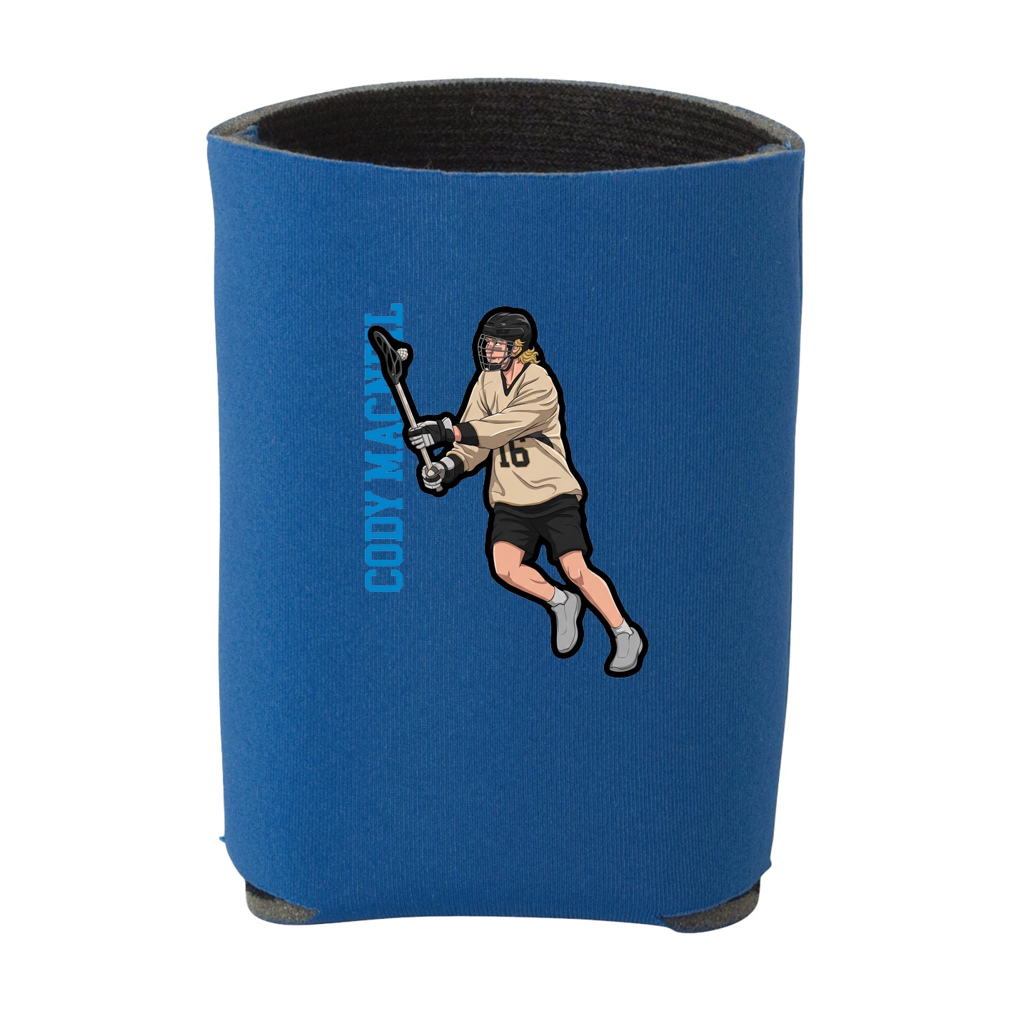 Can Holder — Name Vertical in Royal