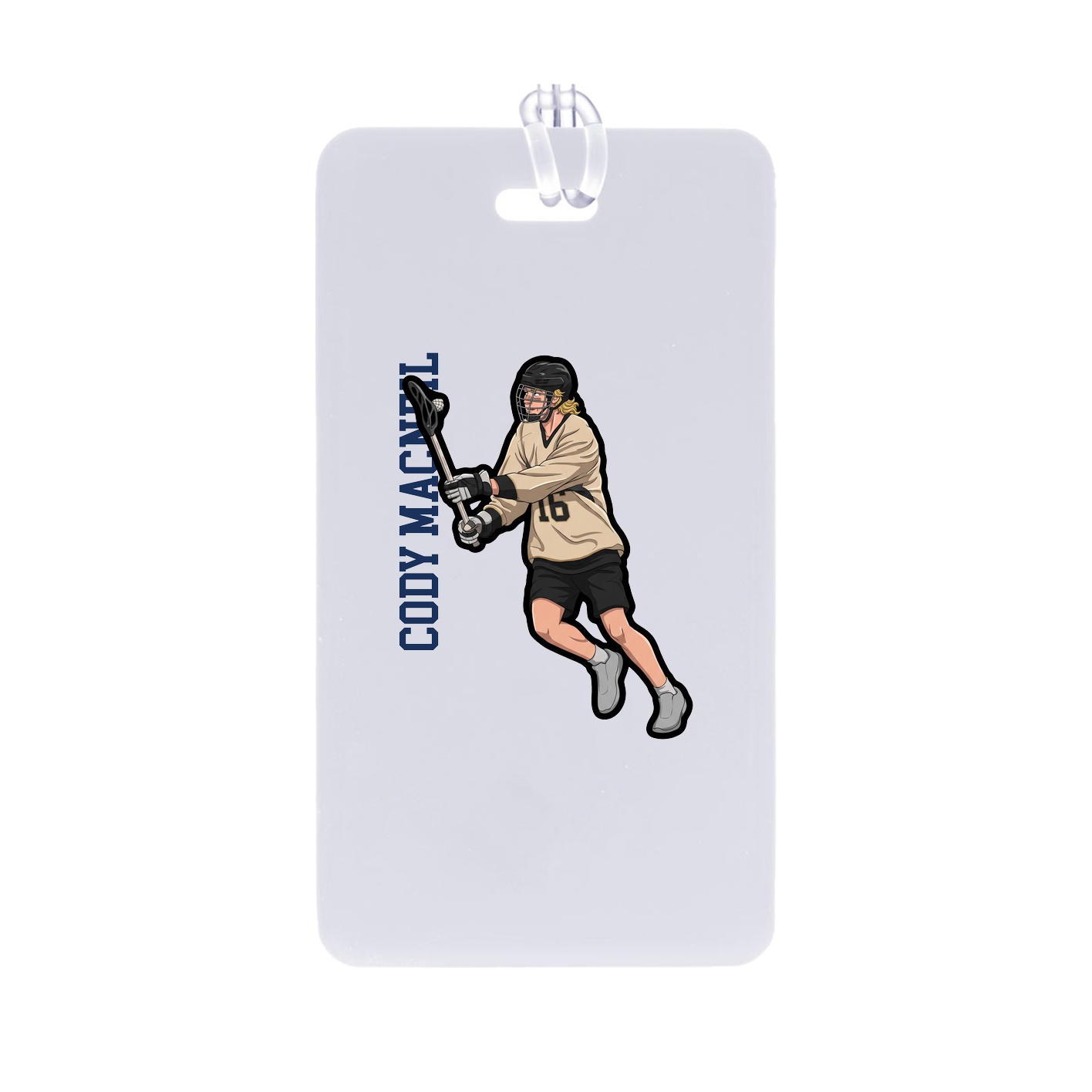 Bag Tag — Name Vertical in Classic