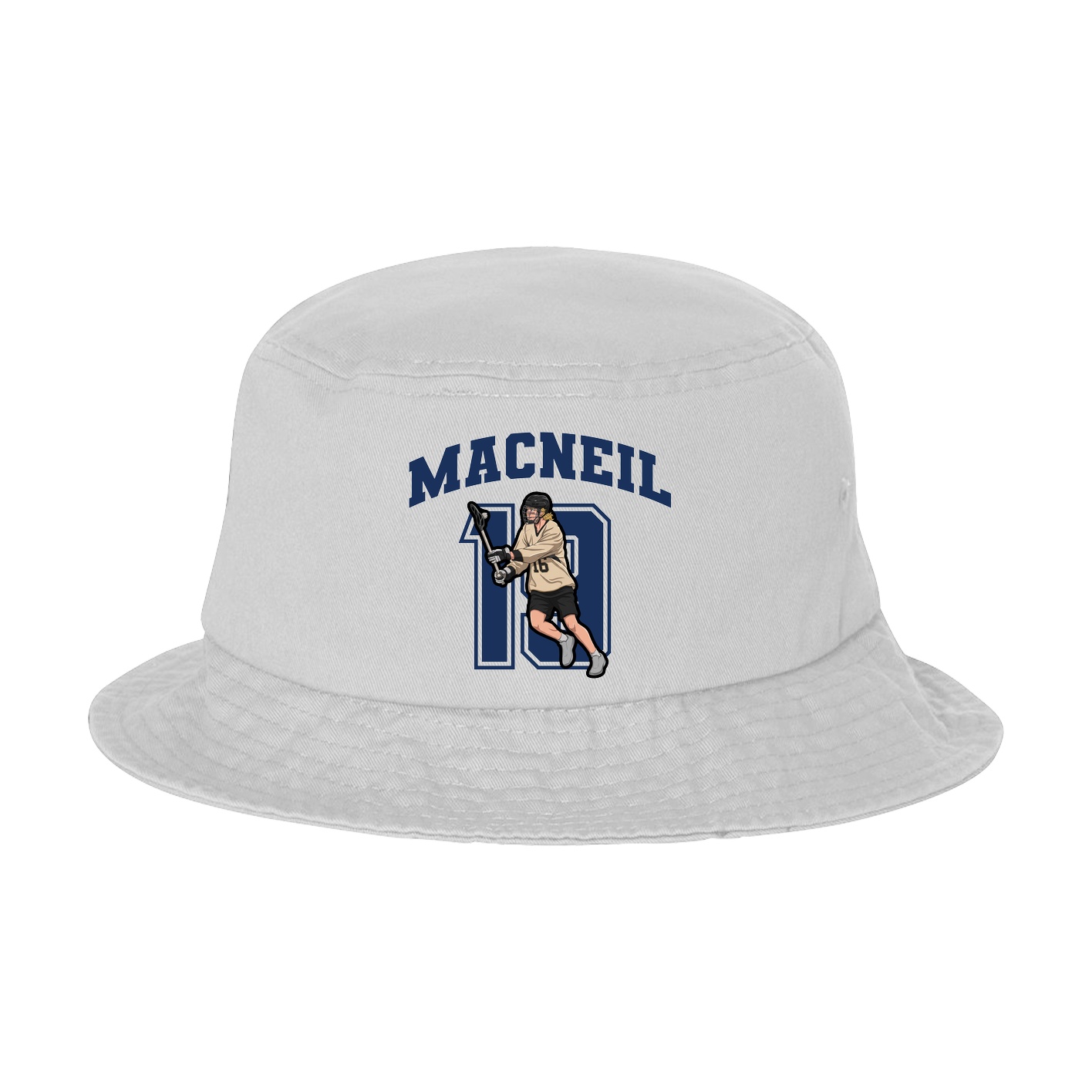 Bucket Cap — Number in White