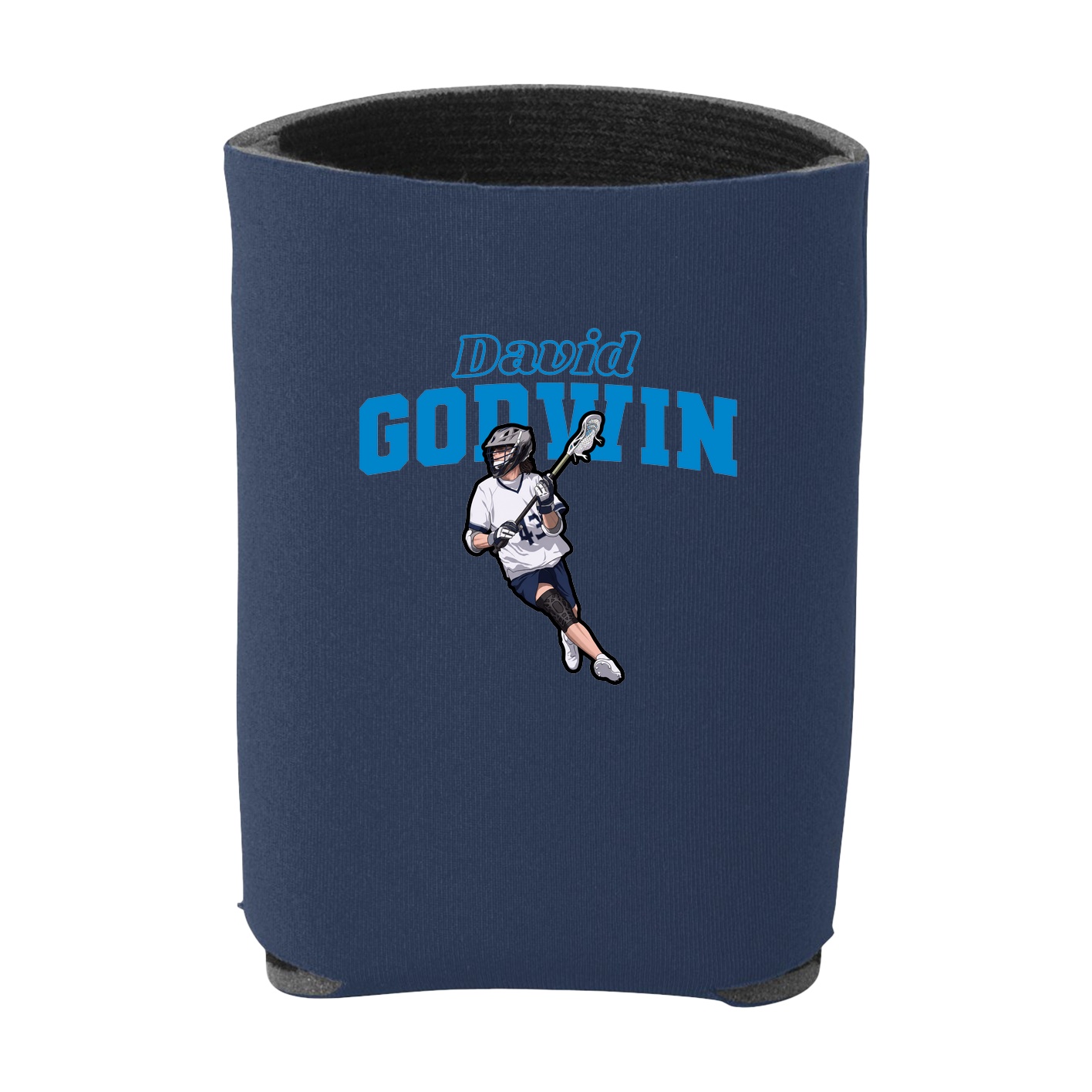 Can Holder — Name Arch in Navy