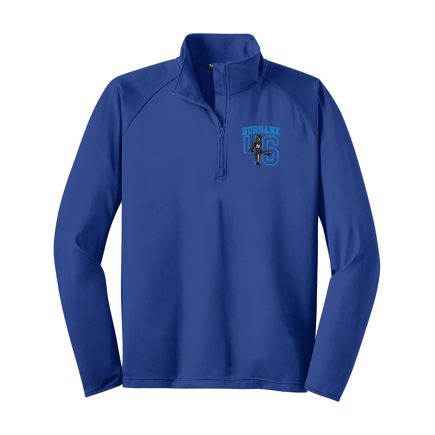 Q-Zip Pullover — Shirsey in Royal